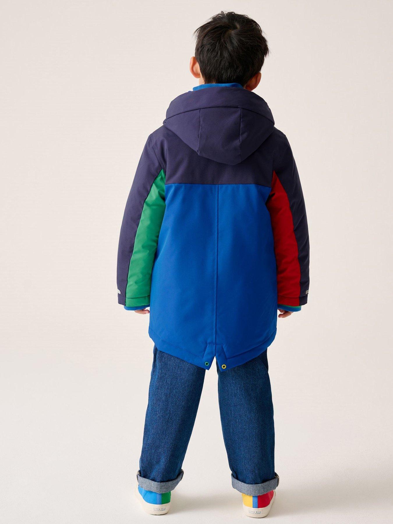 Little Bird Boys Back To School Parka Coat - Blue | Very