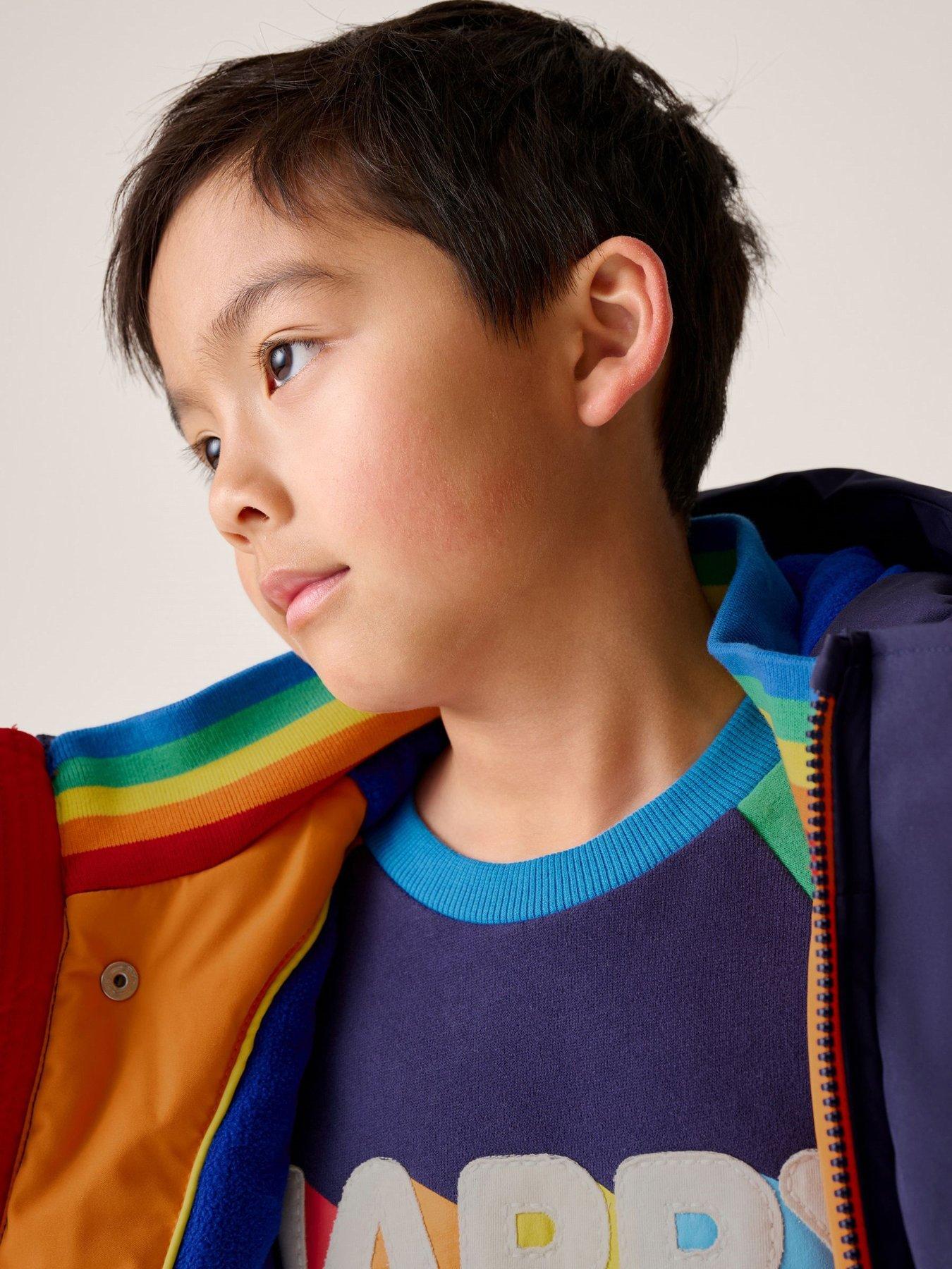 Little Bird Boys Back To School Parka Coat - Blue | Very