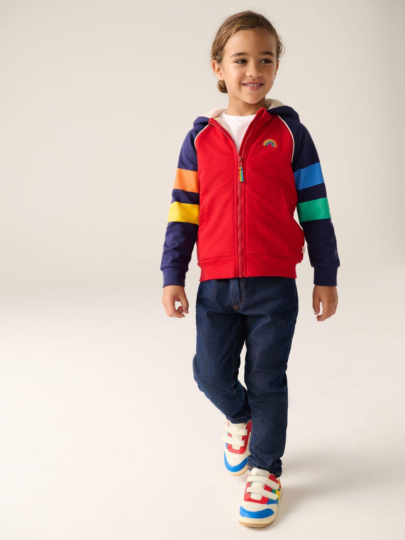 undefined Boys Zipped Hoodie - Multi
