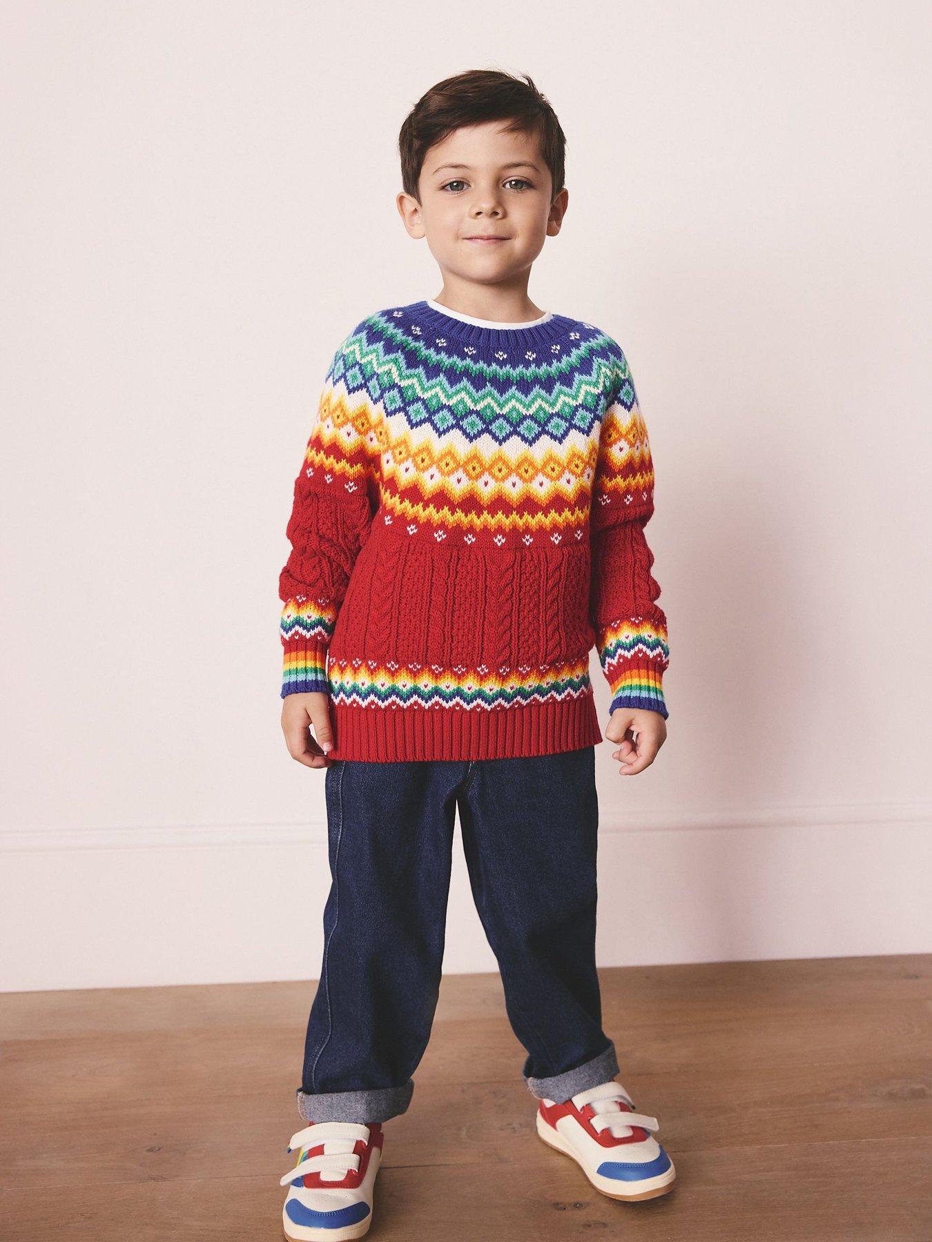 Little Bird Boys Nordic Jumper Multi Very