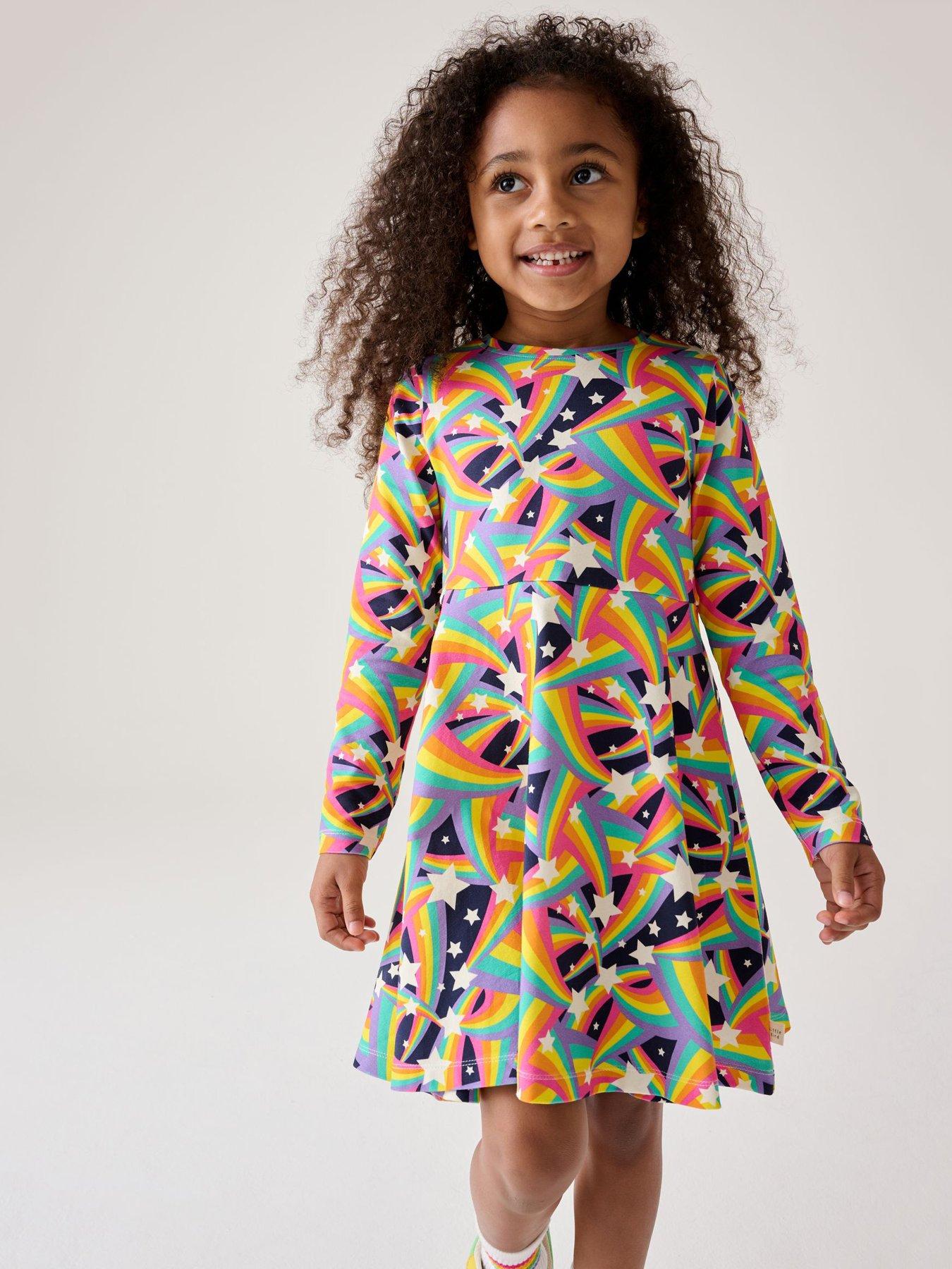Little Bird Girls Star Dress - Multi