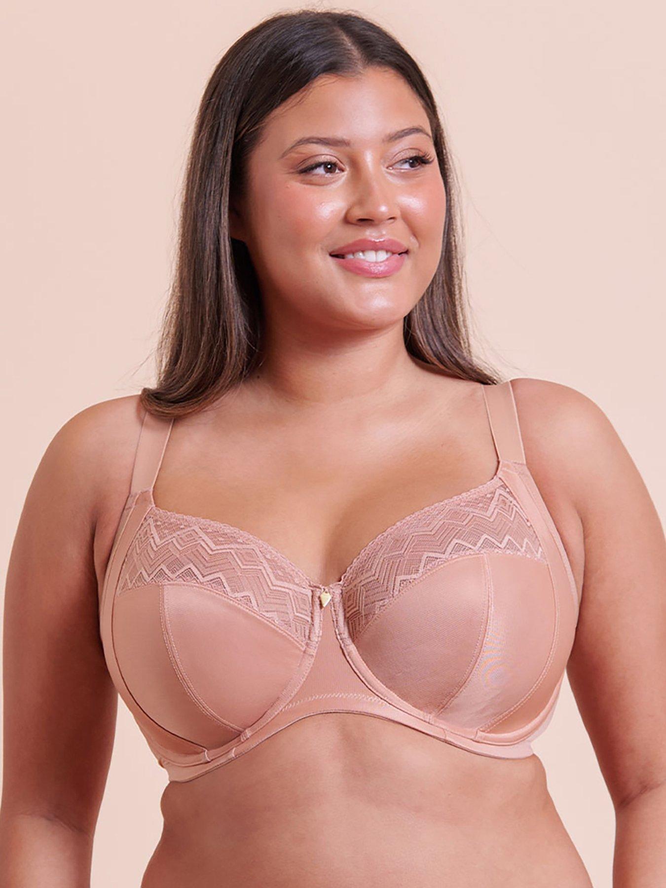 Curvy Kate Spotlight Full Cup Side Support Bra Latte, Beige, Size 34H, Women