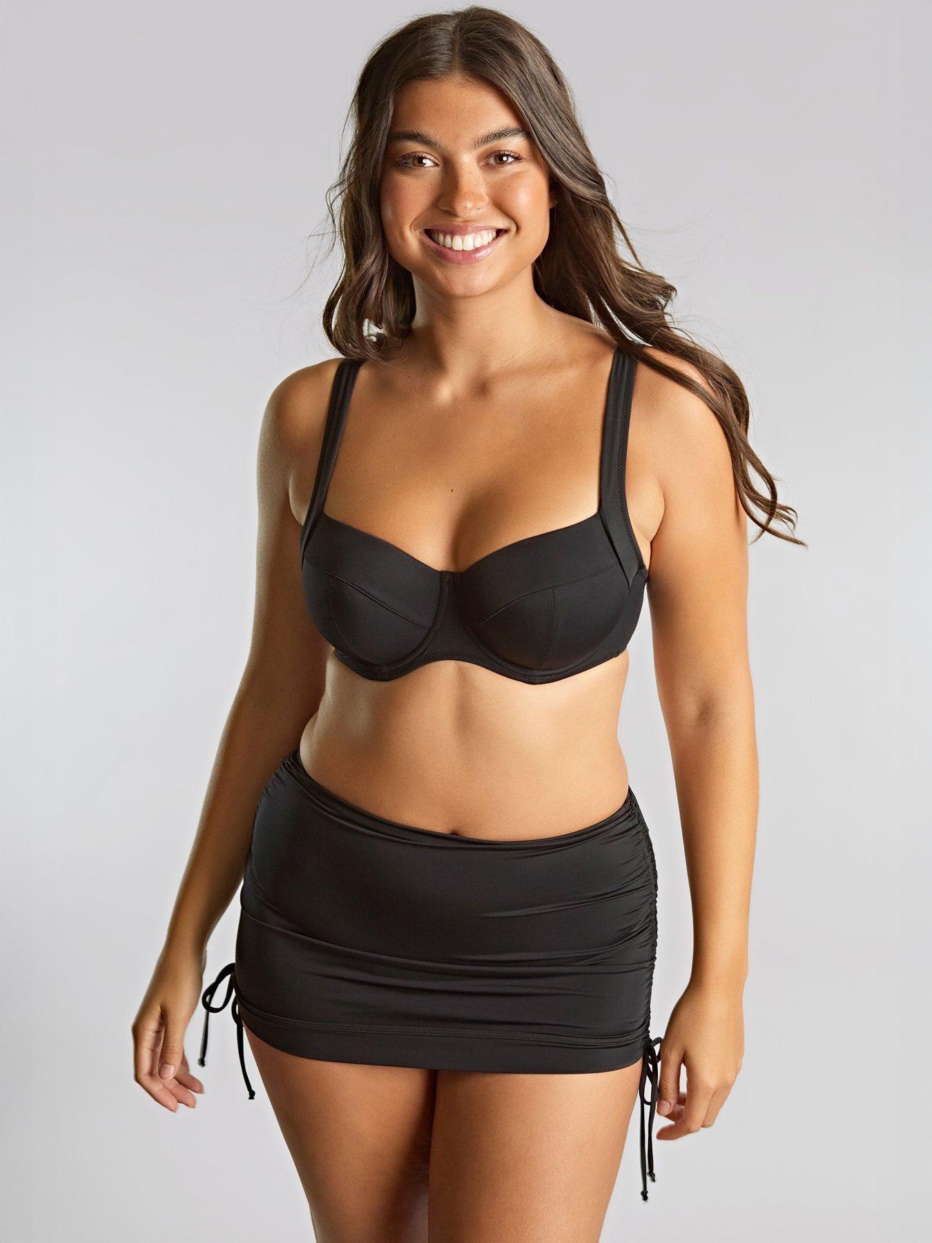 undefined Swim Signature Skirted Briefs - Signature Black