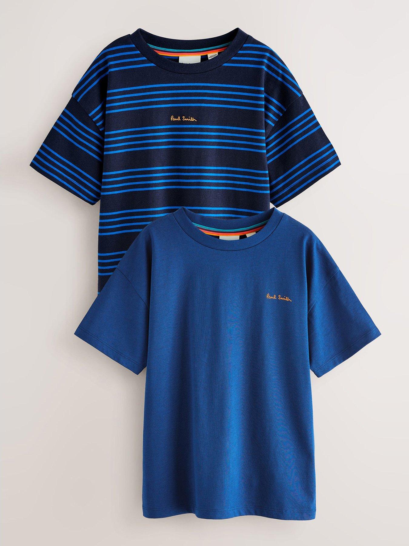 Paul Smith Junior Boys 2 Pack Stripe T-shirts - Multi