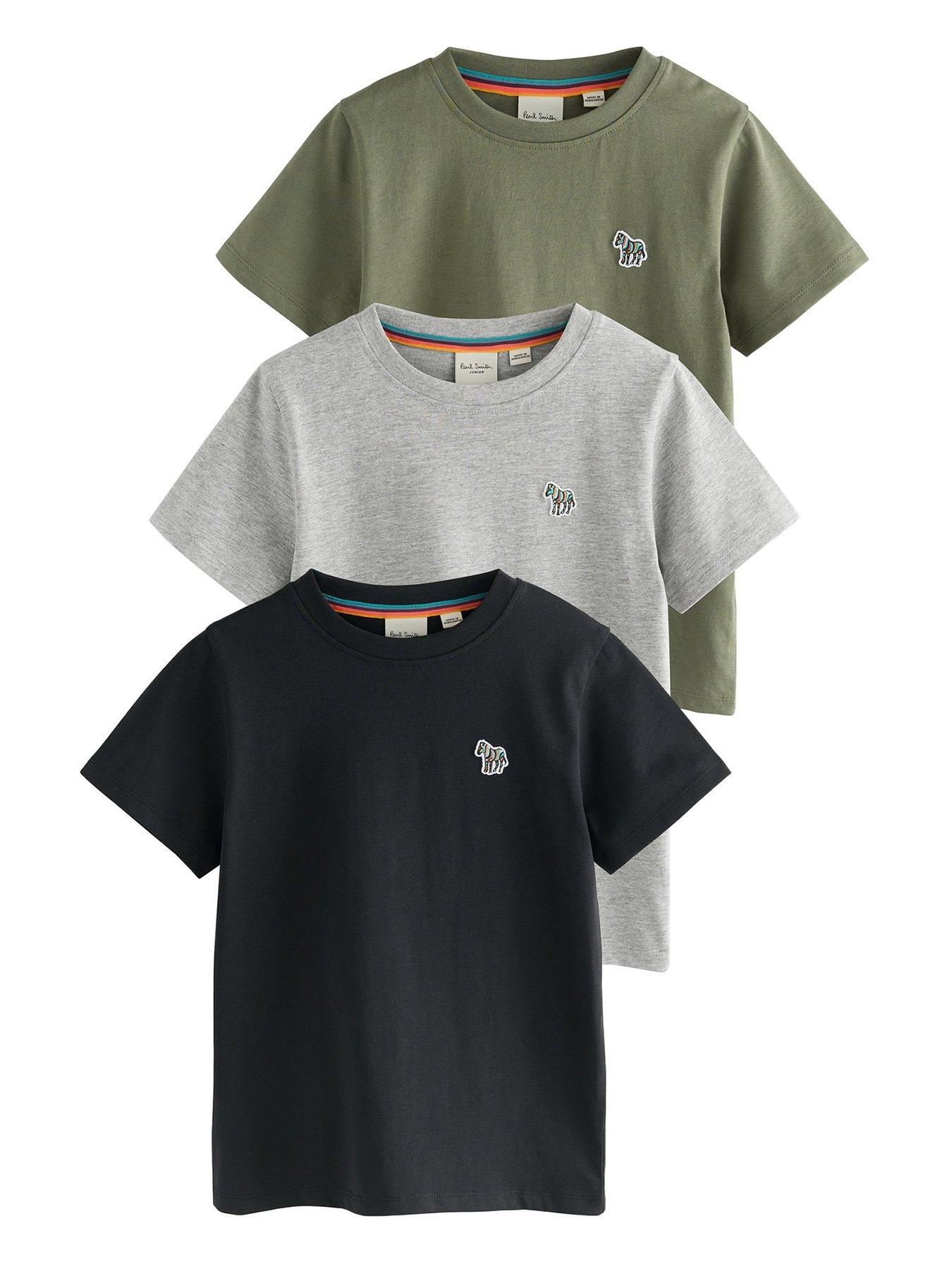 Paul Smith Junior Boys 3 Pack Zebra T-shirts - Multi