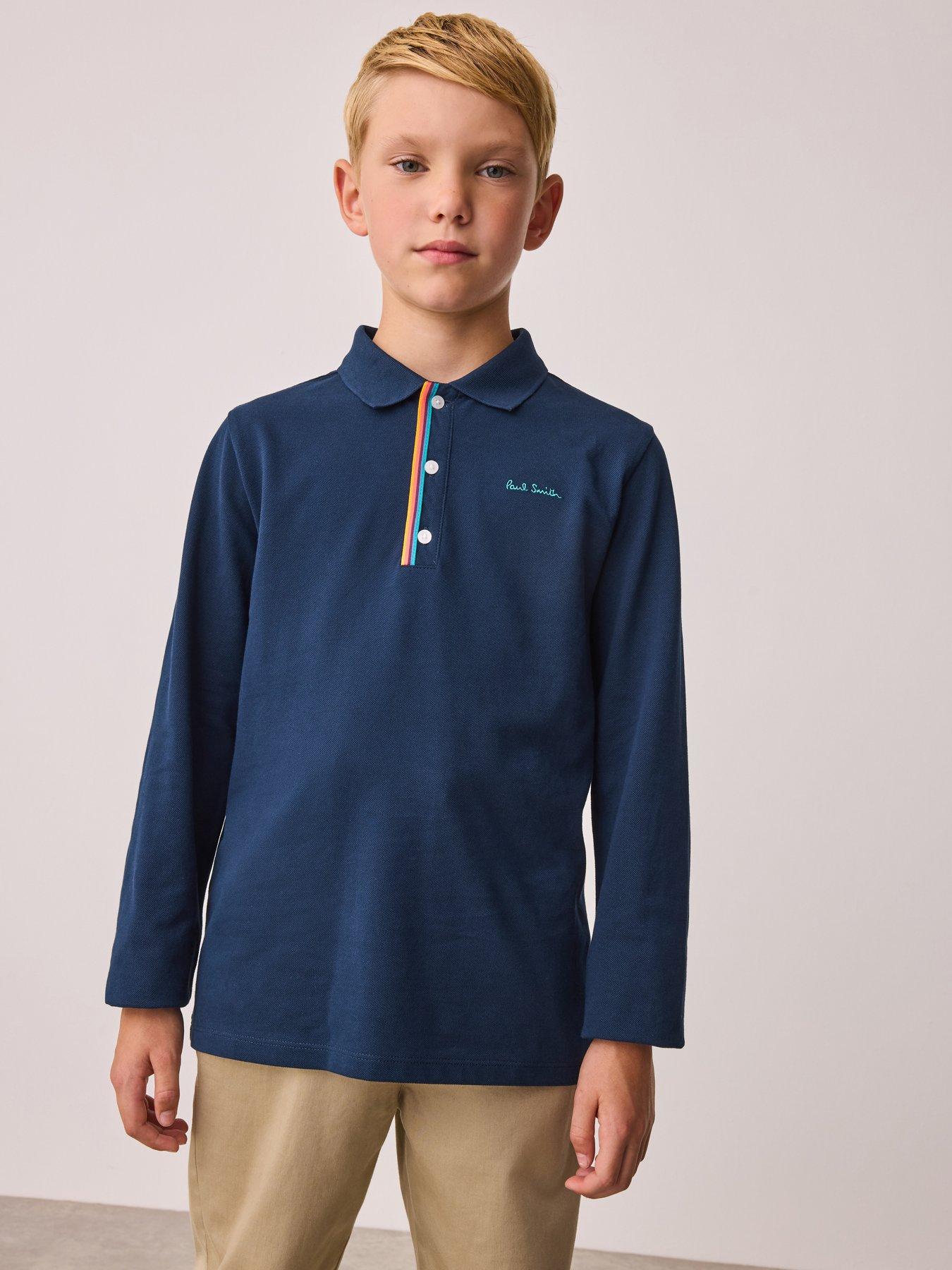 Paul Smith Junior: Boys Polo Shirt - Navy