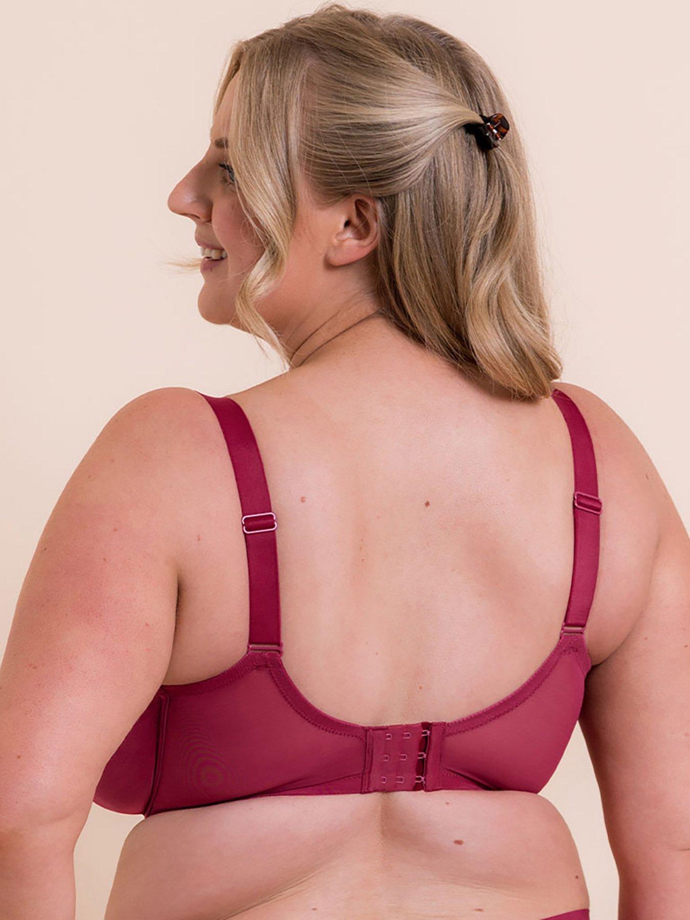 Image 2 of 5 of Curvy Kate Wonderfully Full Cup Side Support Bra Deep Orchid