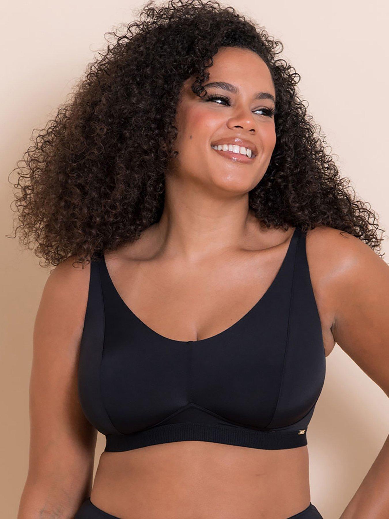 Curvy Kate Zen Non-Wired Bralette Black Very