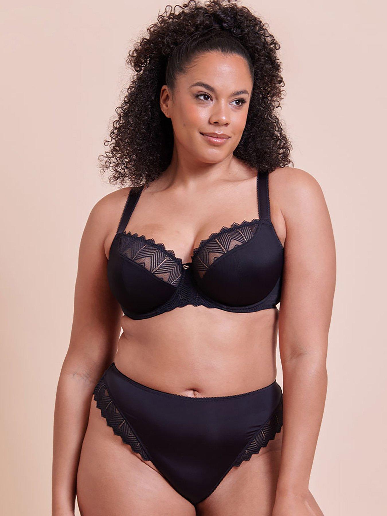 Image 3 of 5 of Curvy Kate Wild One Balcony Bra Black