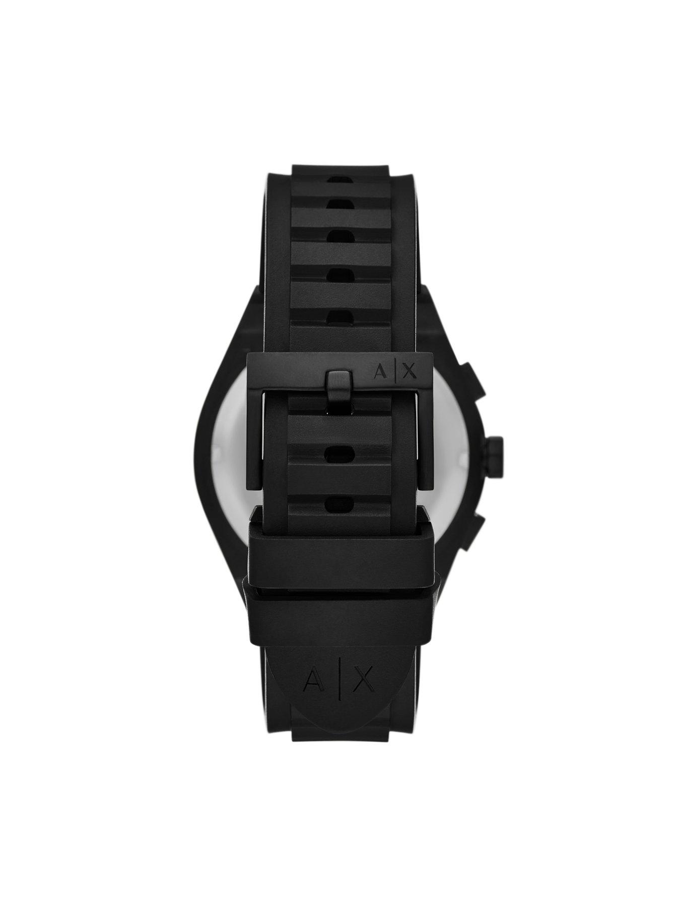 Armani Exchange Men's Chronograph Stainless Steel Watch, Ax7165 - Black ...