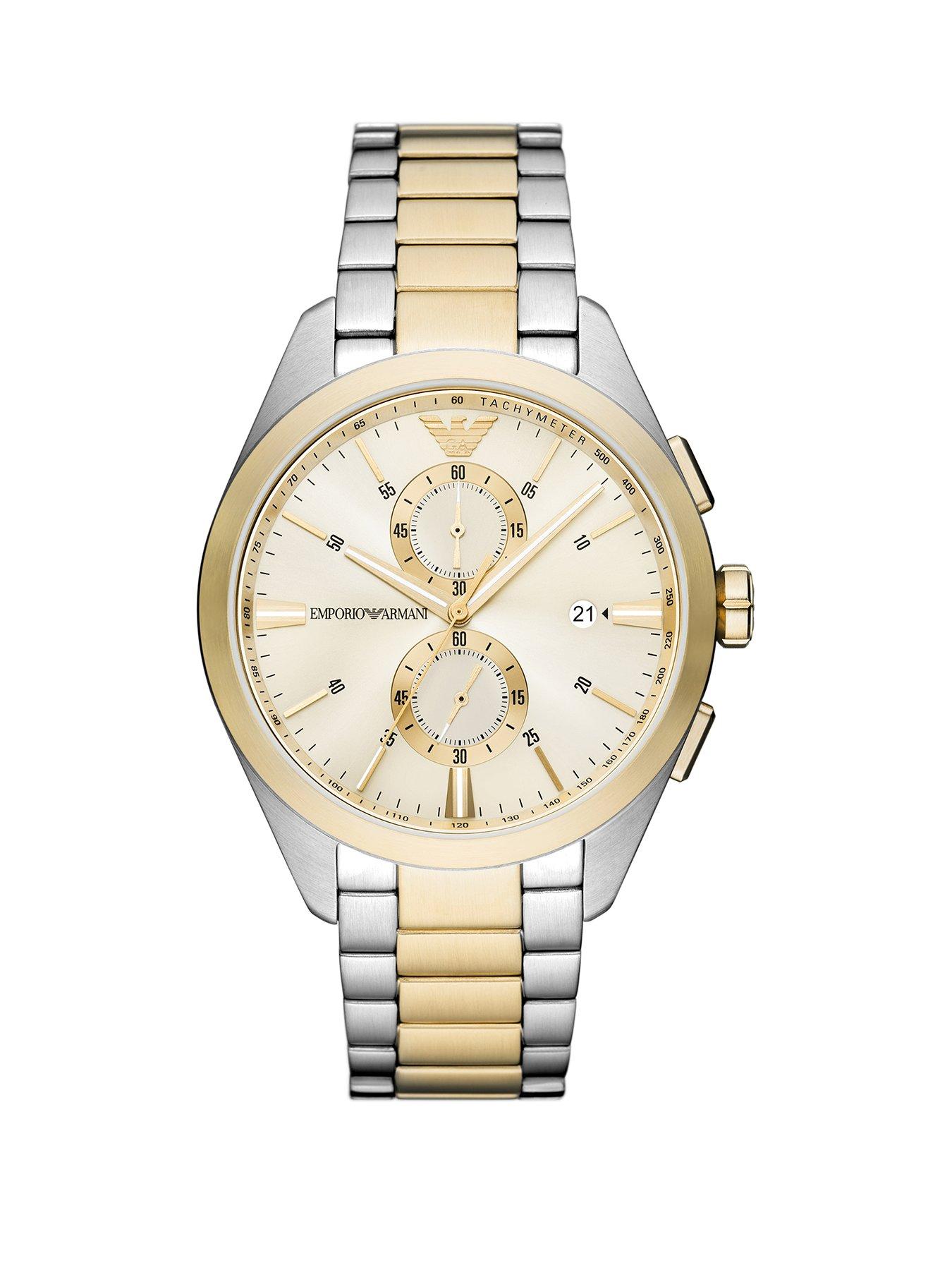 Emporio Armani Men's Claudio Chronograph, Stainless Steel Watch, Ar11605 - Multi