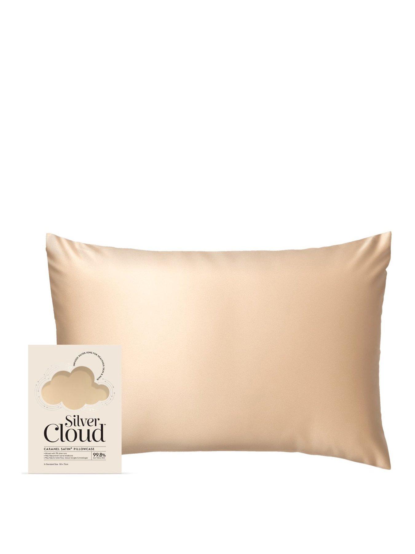 undefined Caramel Satin Pillowcase Infused with Silver Ions
