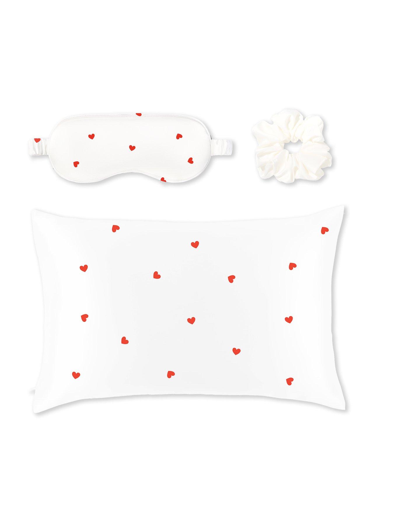Image 2 of 5 of Silvercloud Heart Print Satin Giftset Infused with Silver Ions