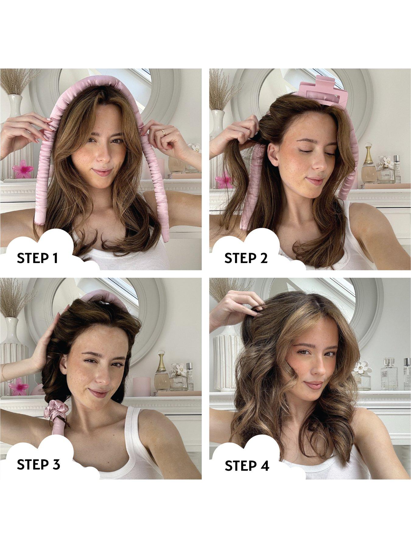 Image 3 of 4 of Silvercloud Pink Heatless Curlers