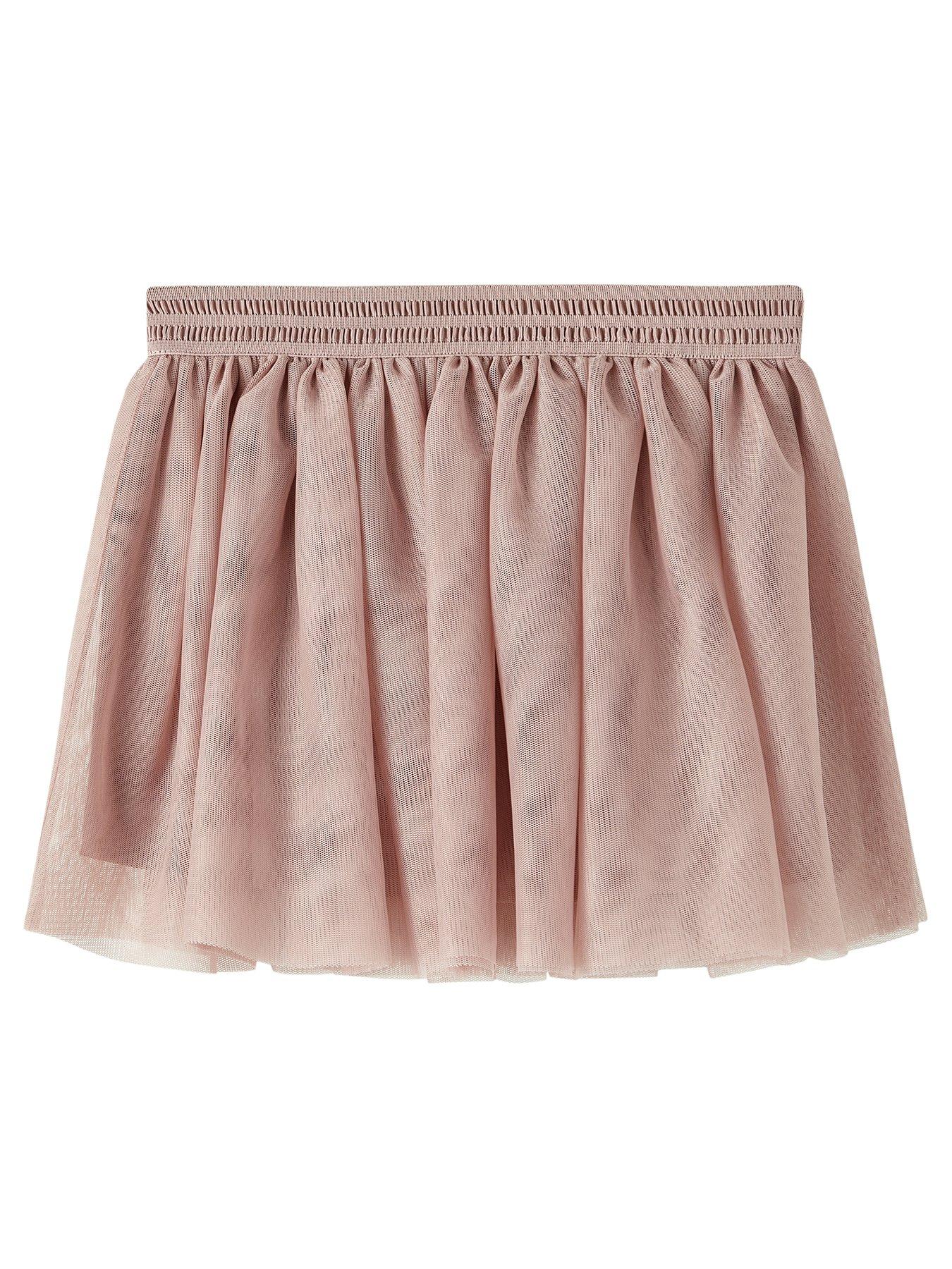 undefined Mini Girls Tulle Skirt - Light Pink
