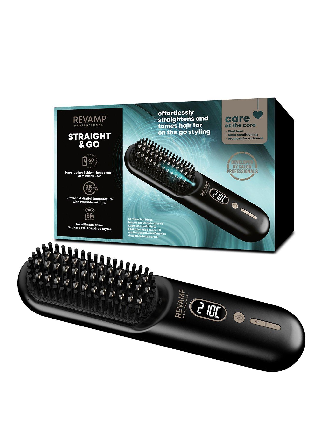 Image 1 of 8 of Revamp Straight &amp; Go Ionic Cordless Hot Brush