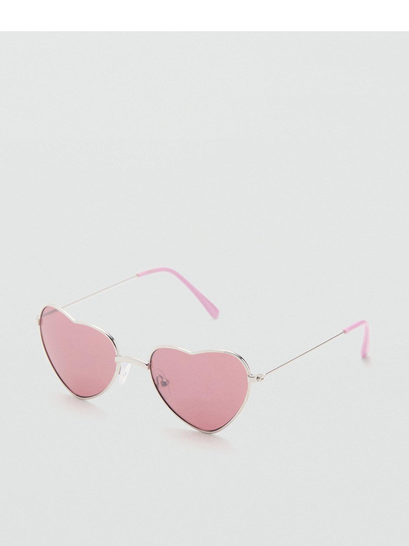 undefined Girls Heart Sunglasses - Silver