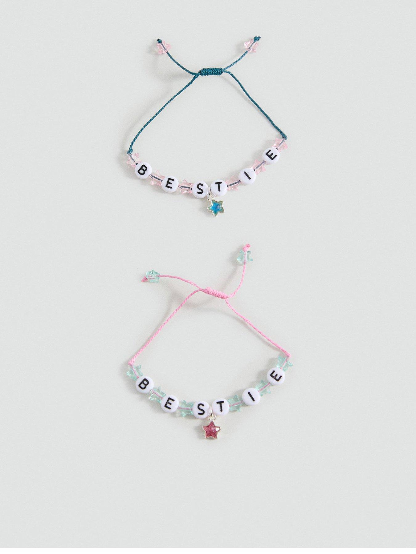 undefined Girls 2 Pack Bestie Beaded Bracelets