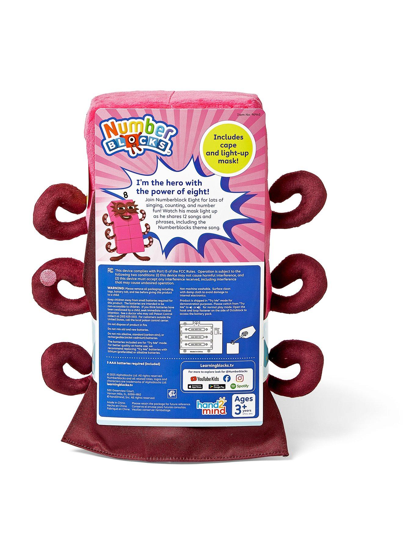 Learning Resources Numberblocks Sing-Along Superhero Octoblock, Ages 3 - Giochi e Prodotti per l'Età Evolutiva