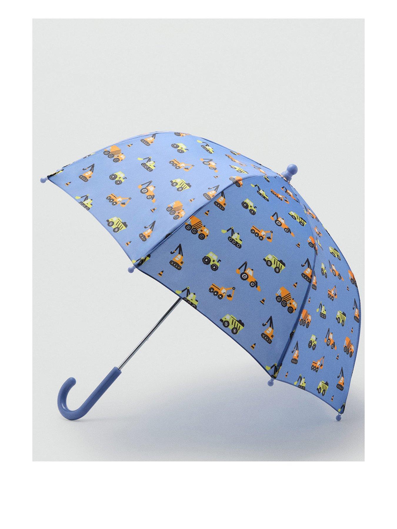 Mango Younger Boys Digger Umbrella - Blue