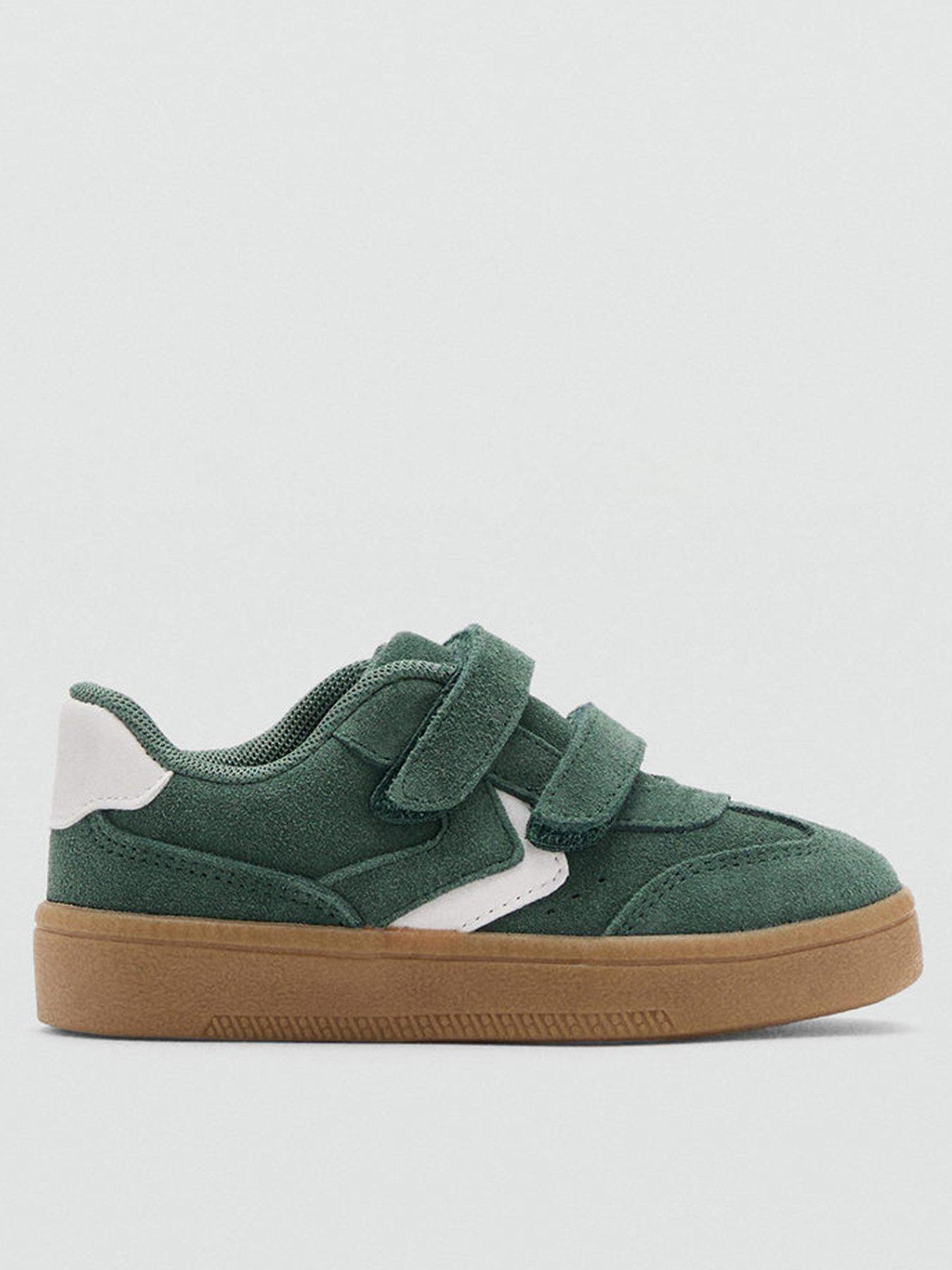 Mango Younger Boys Velcro Trainers - Green