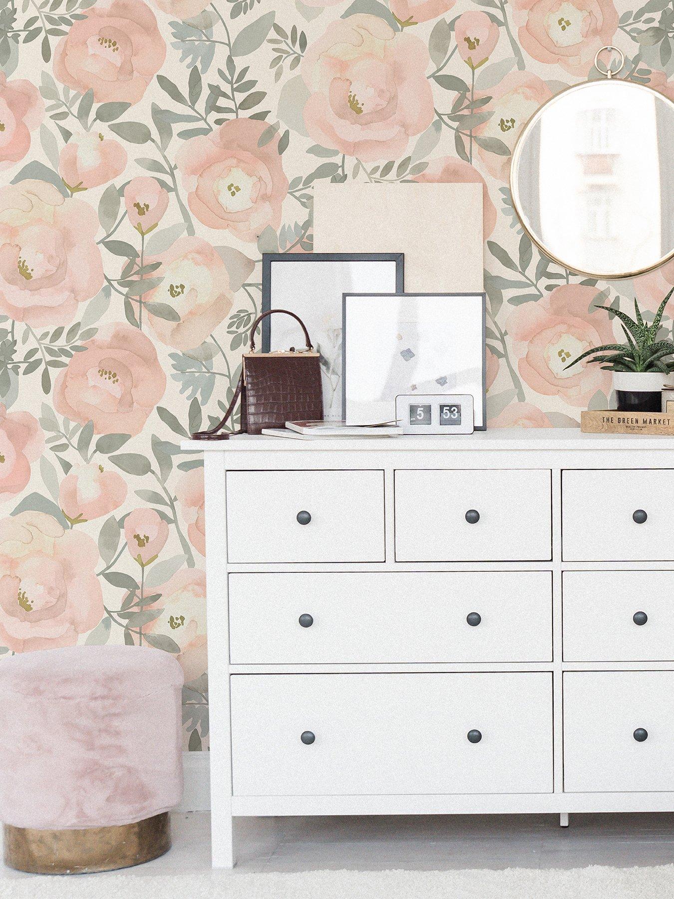 Nuwallpaper Self Adhesive Peachy Keen