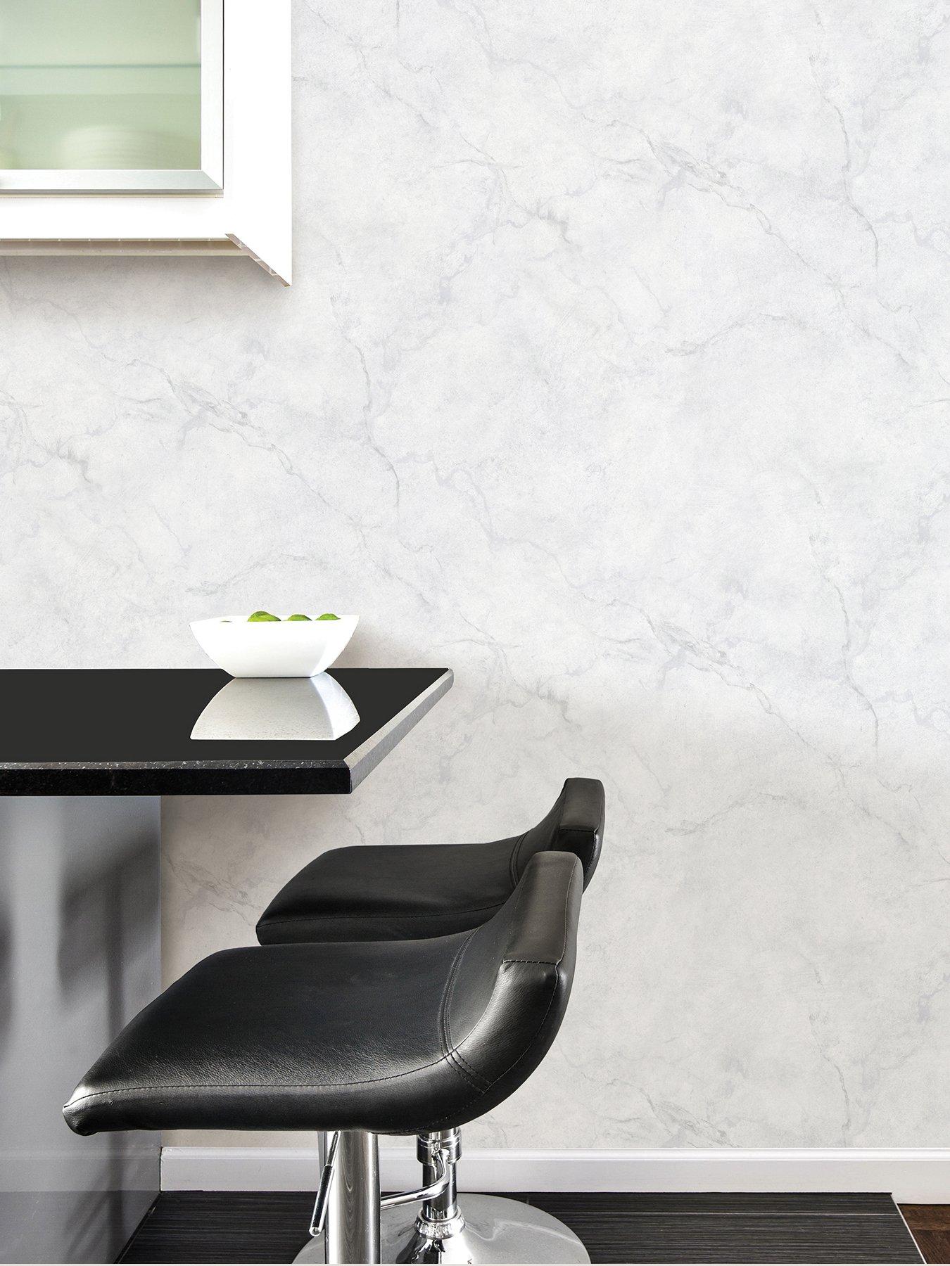 undefined Nuwallpaper Self Adhesive Carrara Marble - Grey