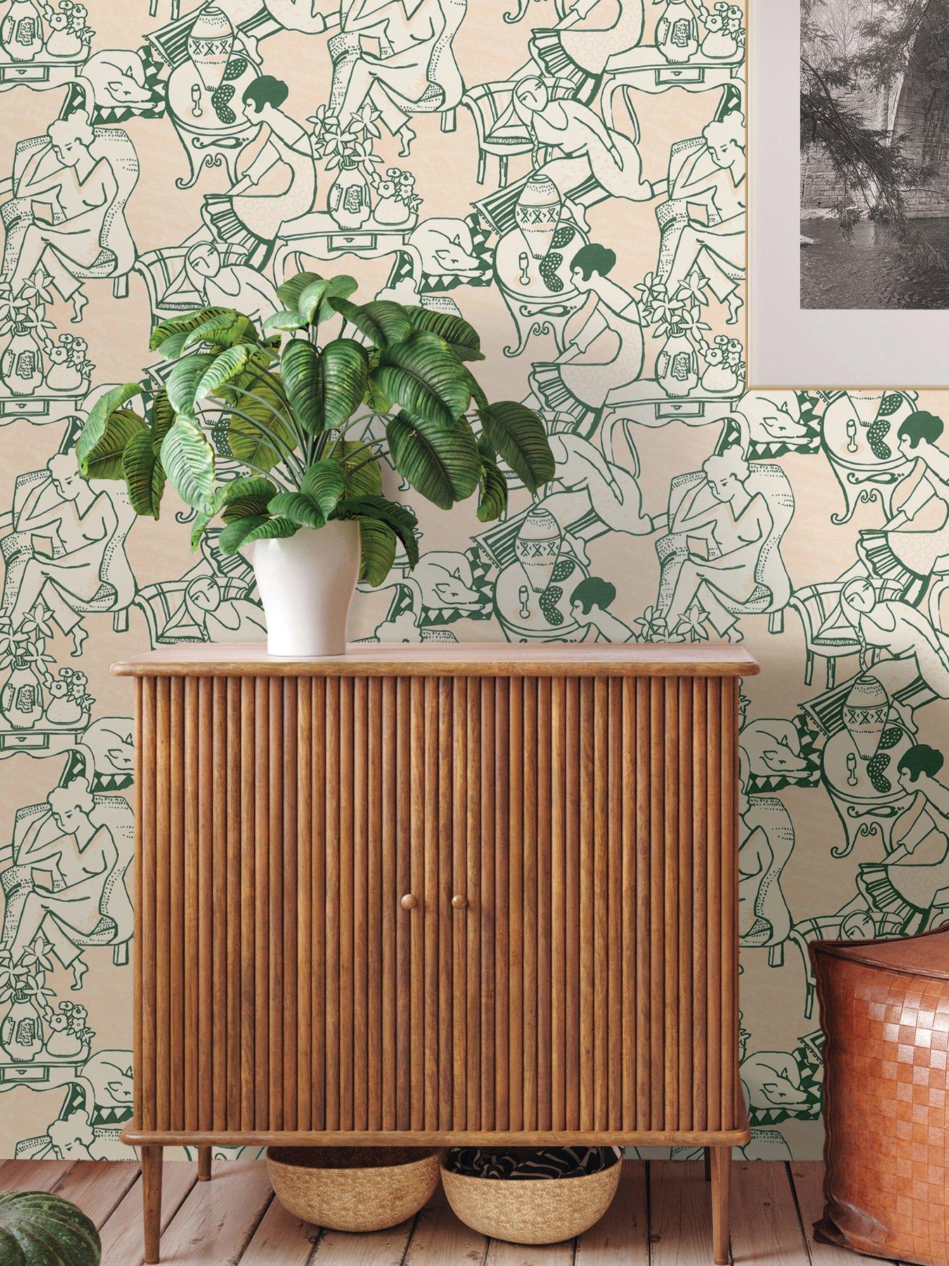 NuWallpaper Self Adhesive Leisure Ladies - Blush