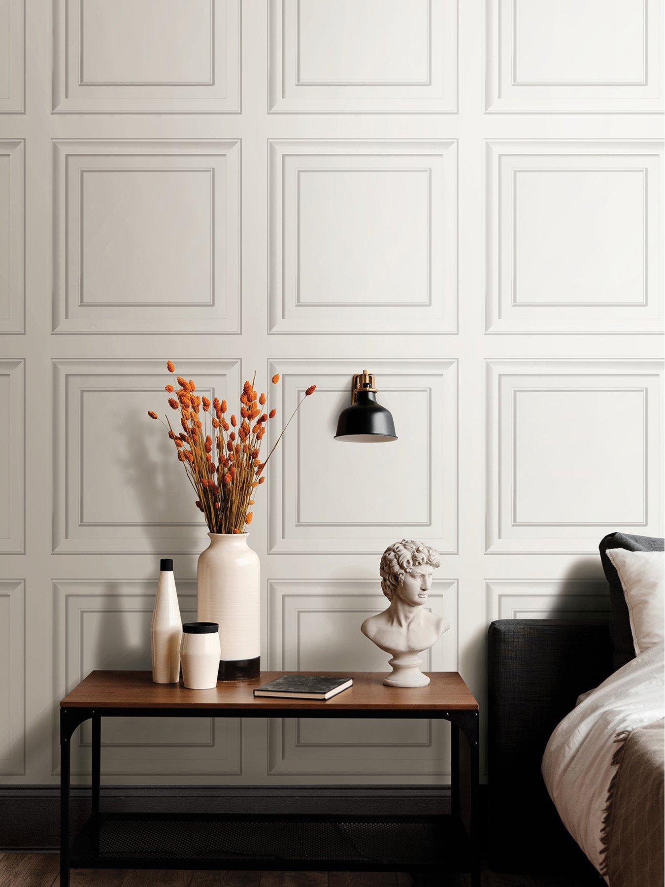NuWallpaper Self Adhesive Wall Panel - White