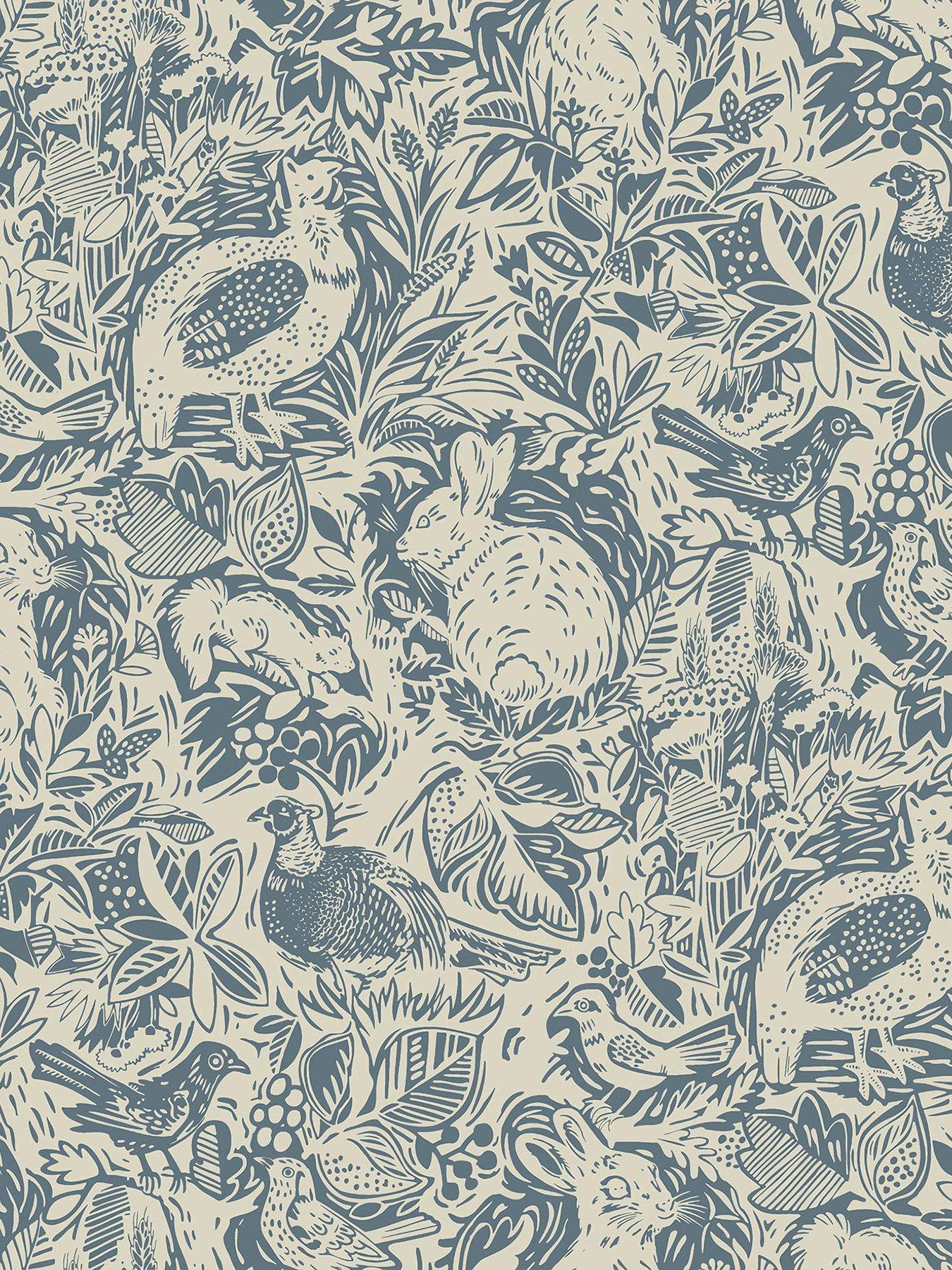 Image 2 of 4 of NuWallpaper Self Adhesive Terrene - Blue