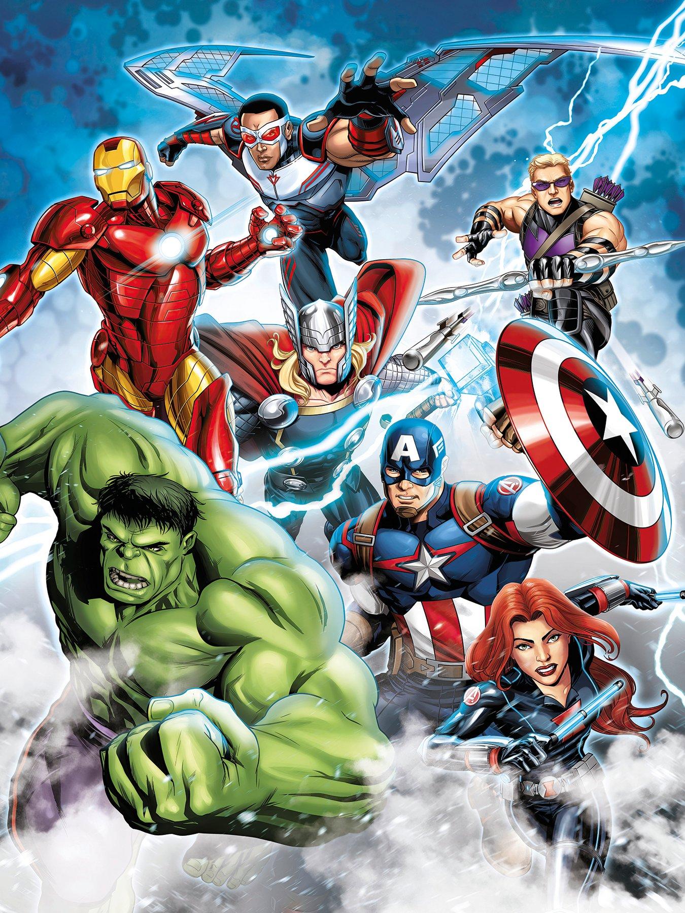 Image 2 of 2 of Komar Mural Marvel Avengers Mighty