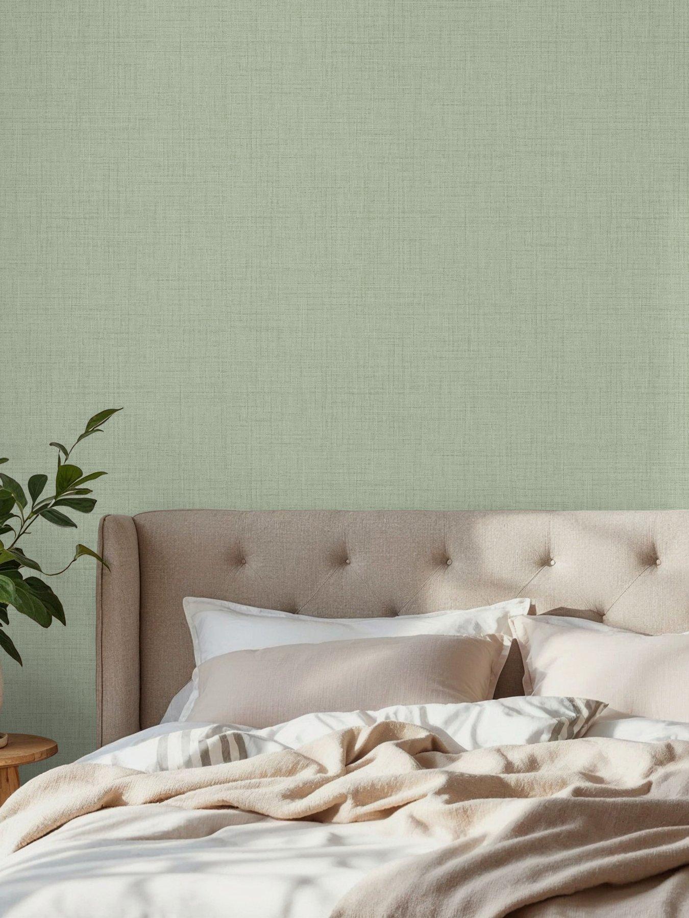 Fine Decor Larson Texture Wallpaper - Green