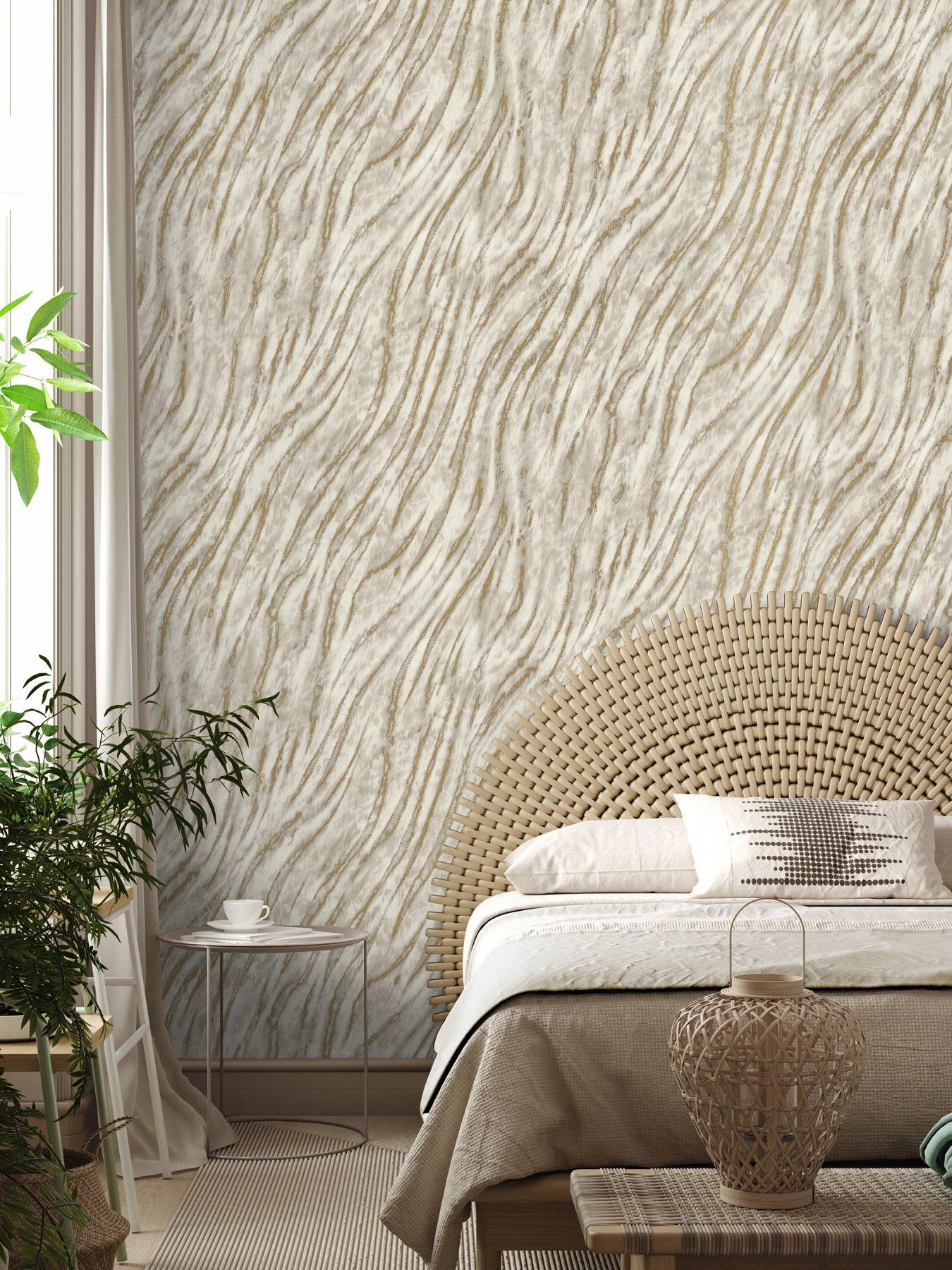 Image 2 of 6 of Crown Ember Wallpaper - Natural