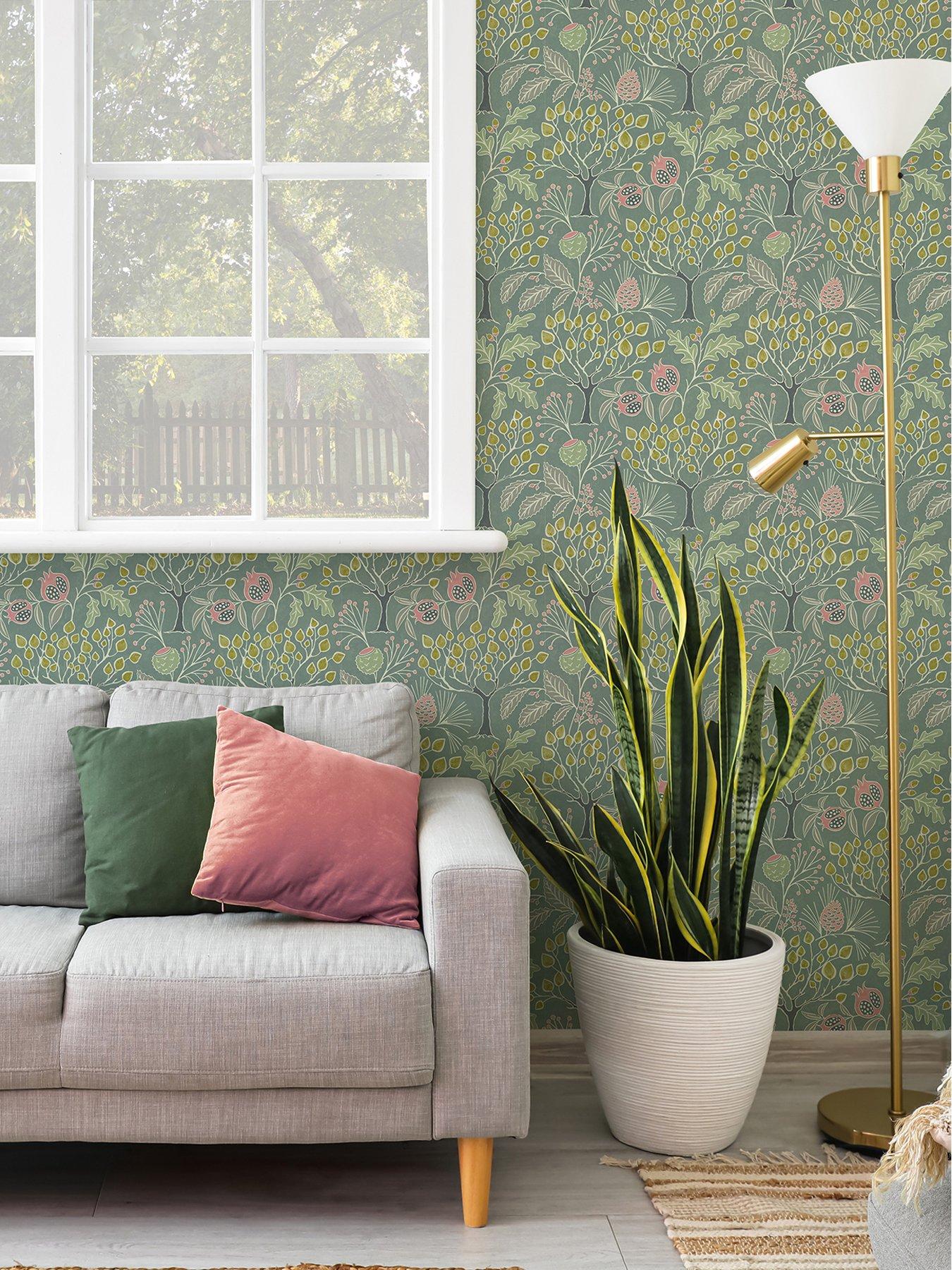 NuWallpaper Self Adhesive Groovy Garden - Green