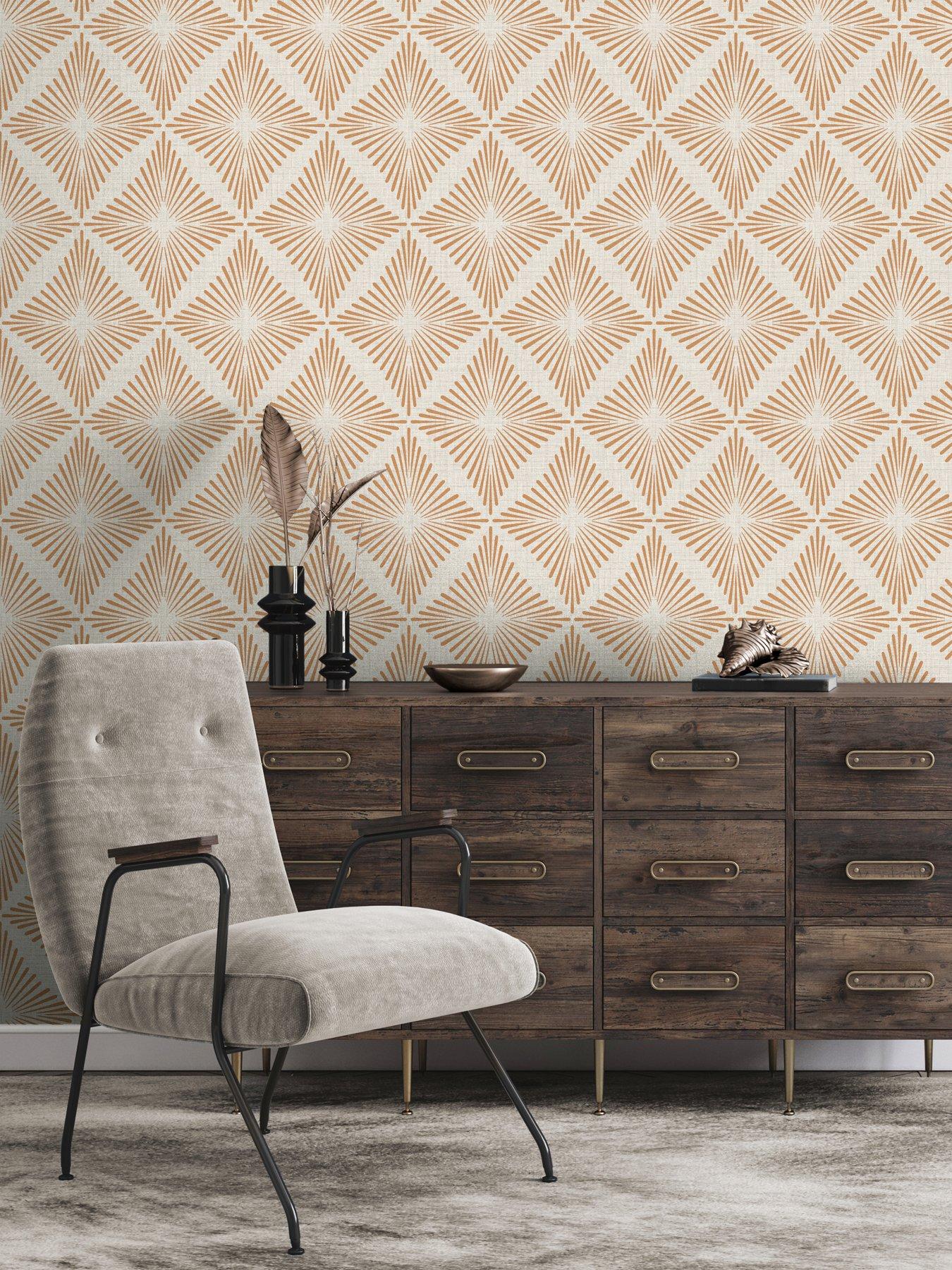 Fine Decor Denver Wallpaper - Stone