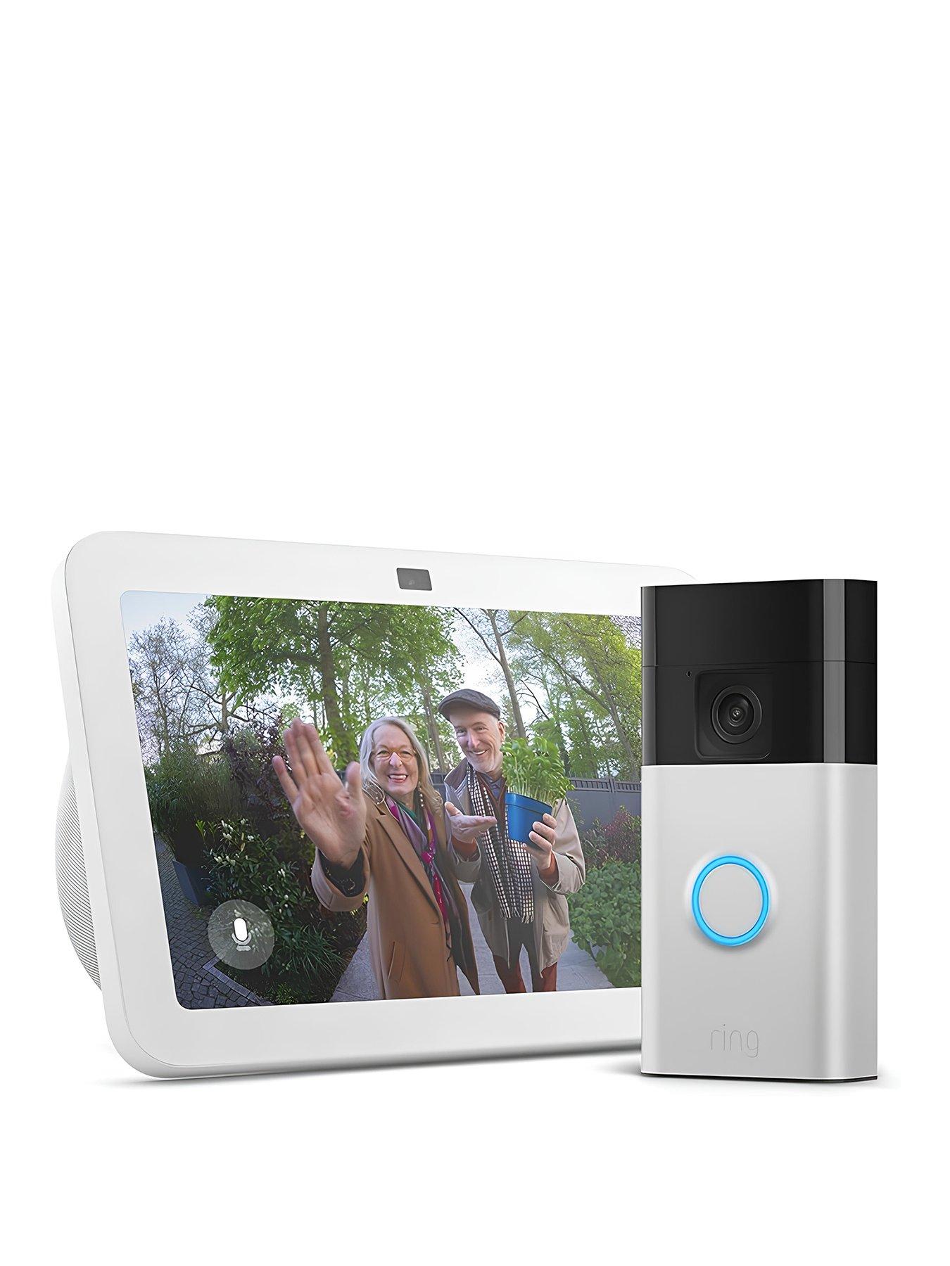 undefined Video Doorbell 3rd gen Satin Nickel & Echo Show 8 3rd White