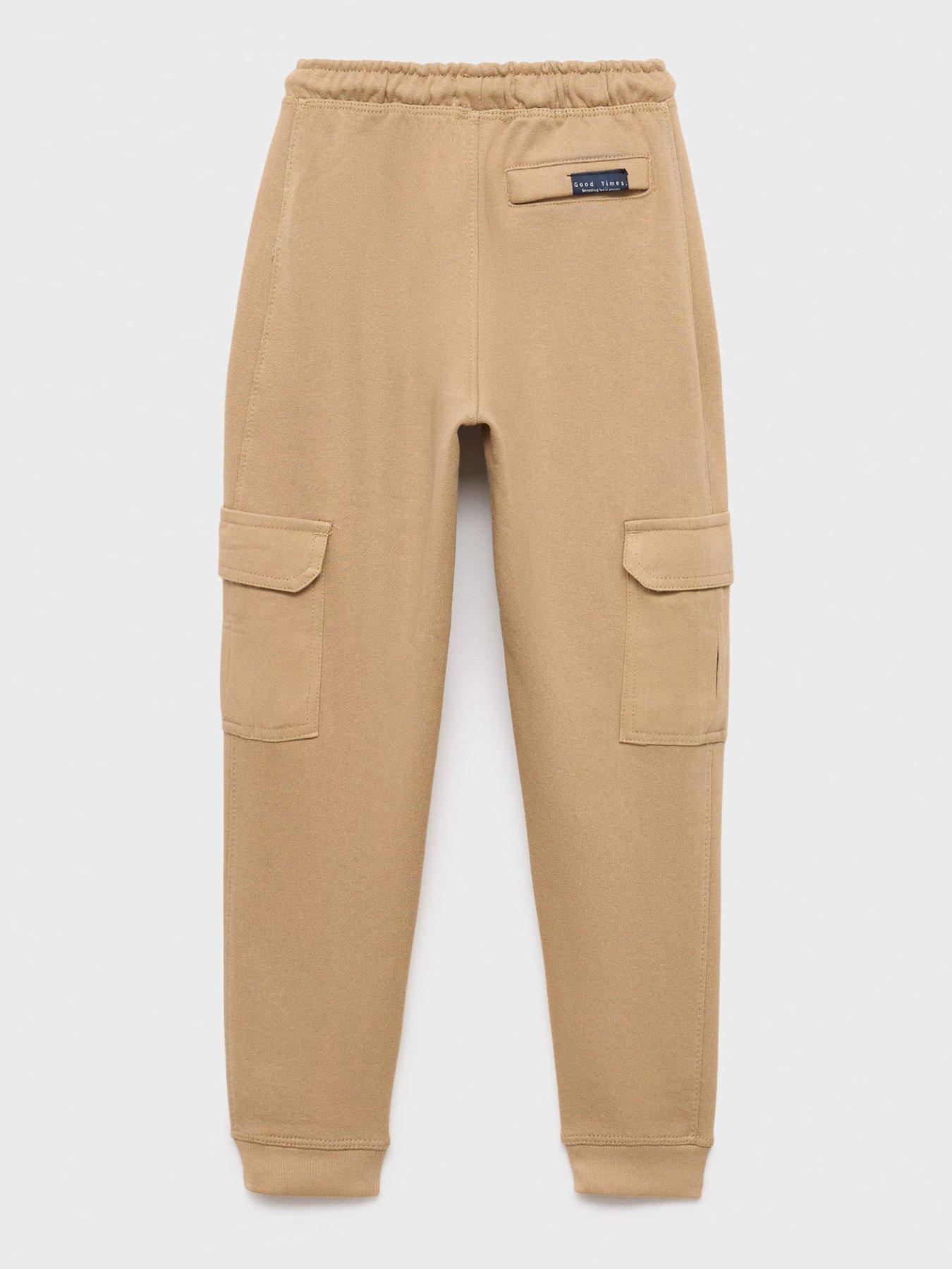 Mango Boys Cargo Joggers Light Brown Very