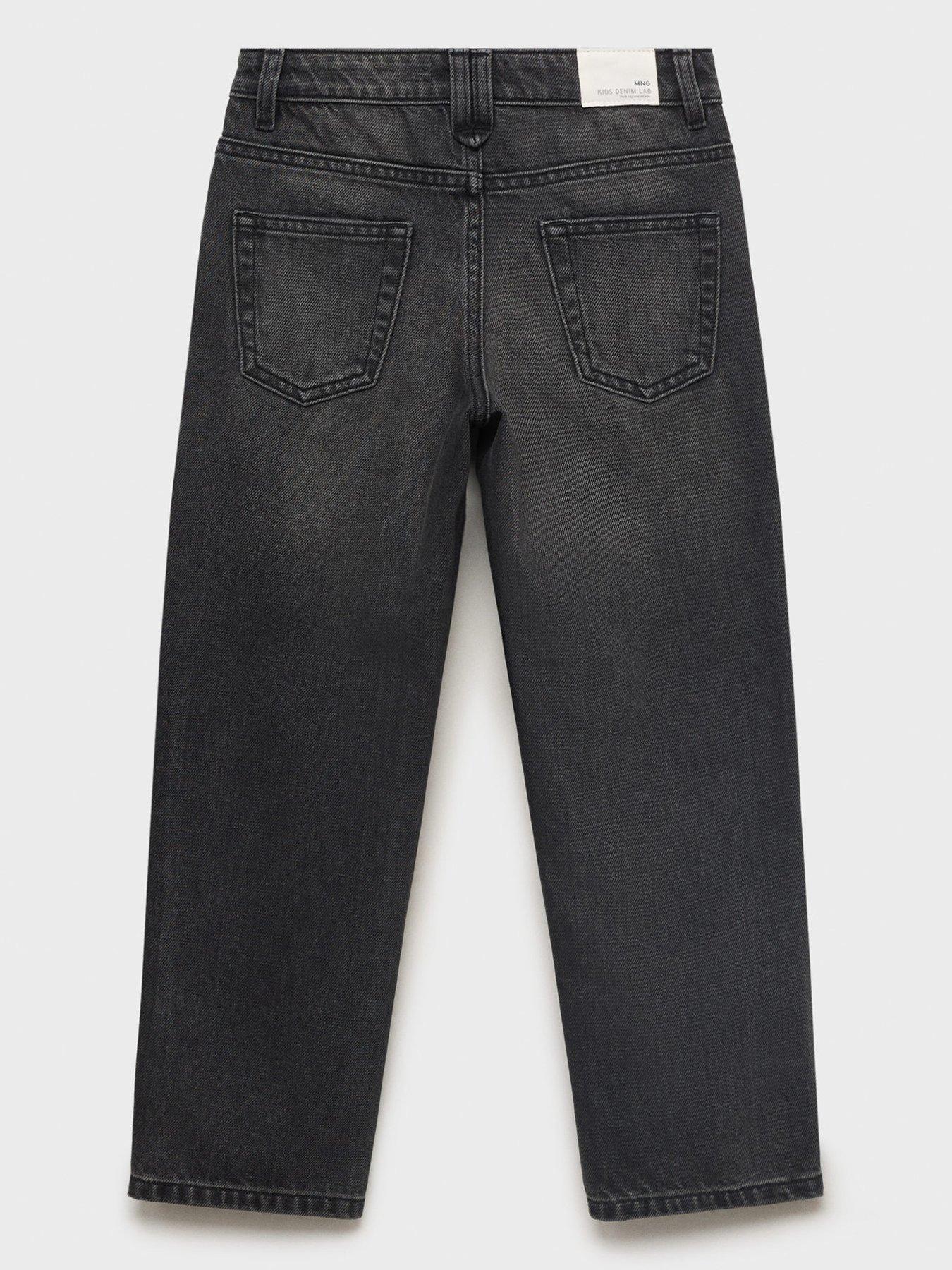 Image 3 of 5 of Mango Boys Dad Jeans - Black