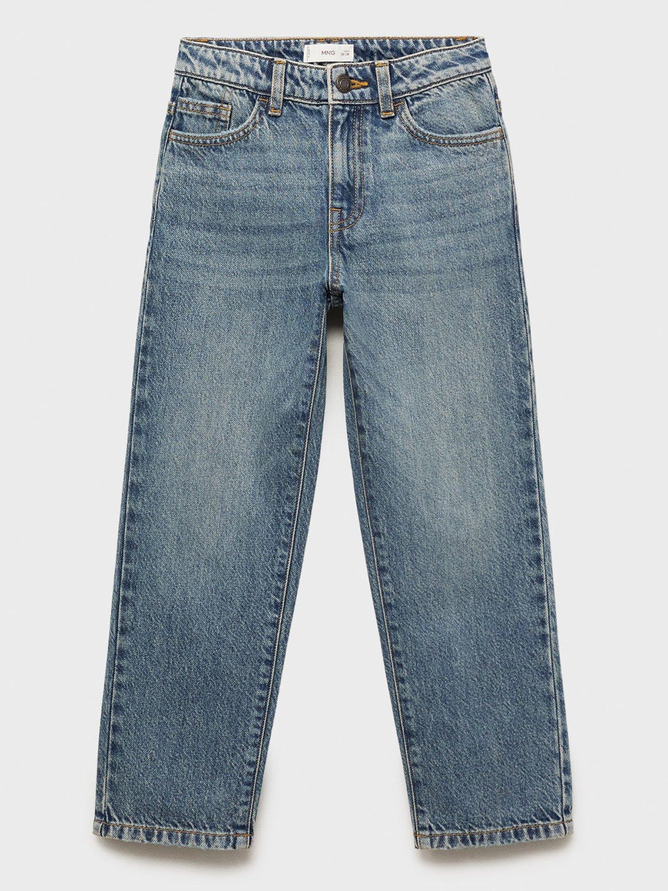 Mango Boys Dad Jeans - Blue