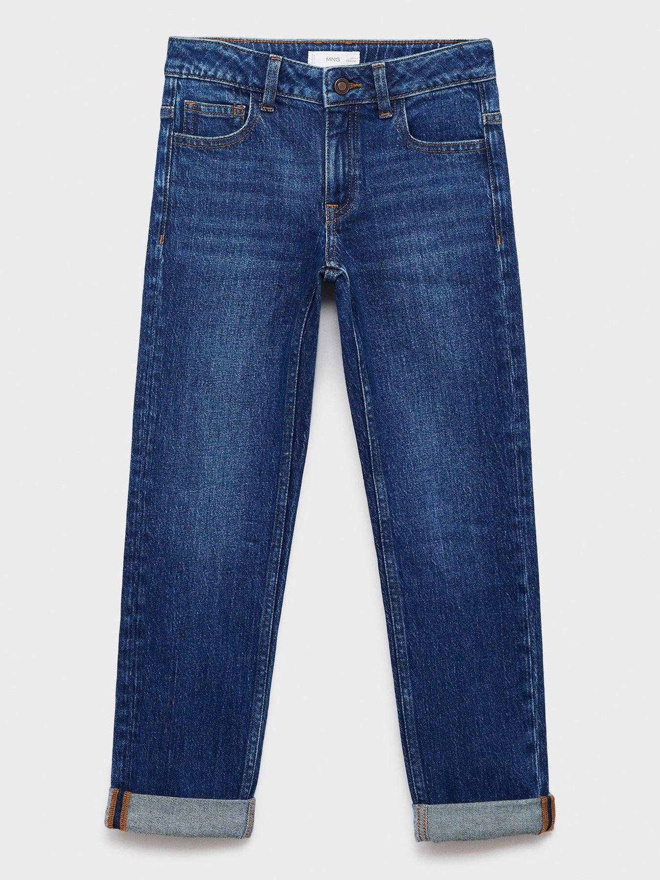 undefined Boys Regular Fit Jeans - Dark Blue