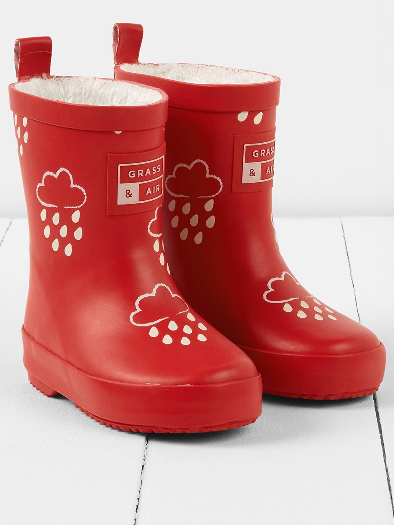 Grass Air Infant/ Junior Colour-revealing Winter Wellies Very
