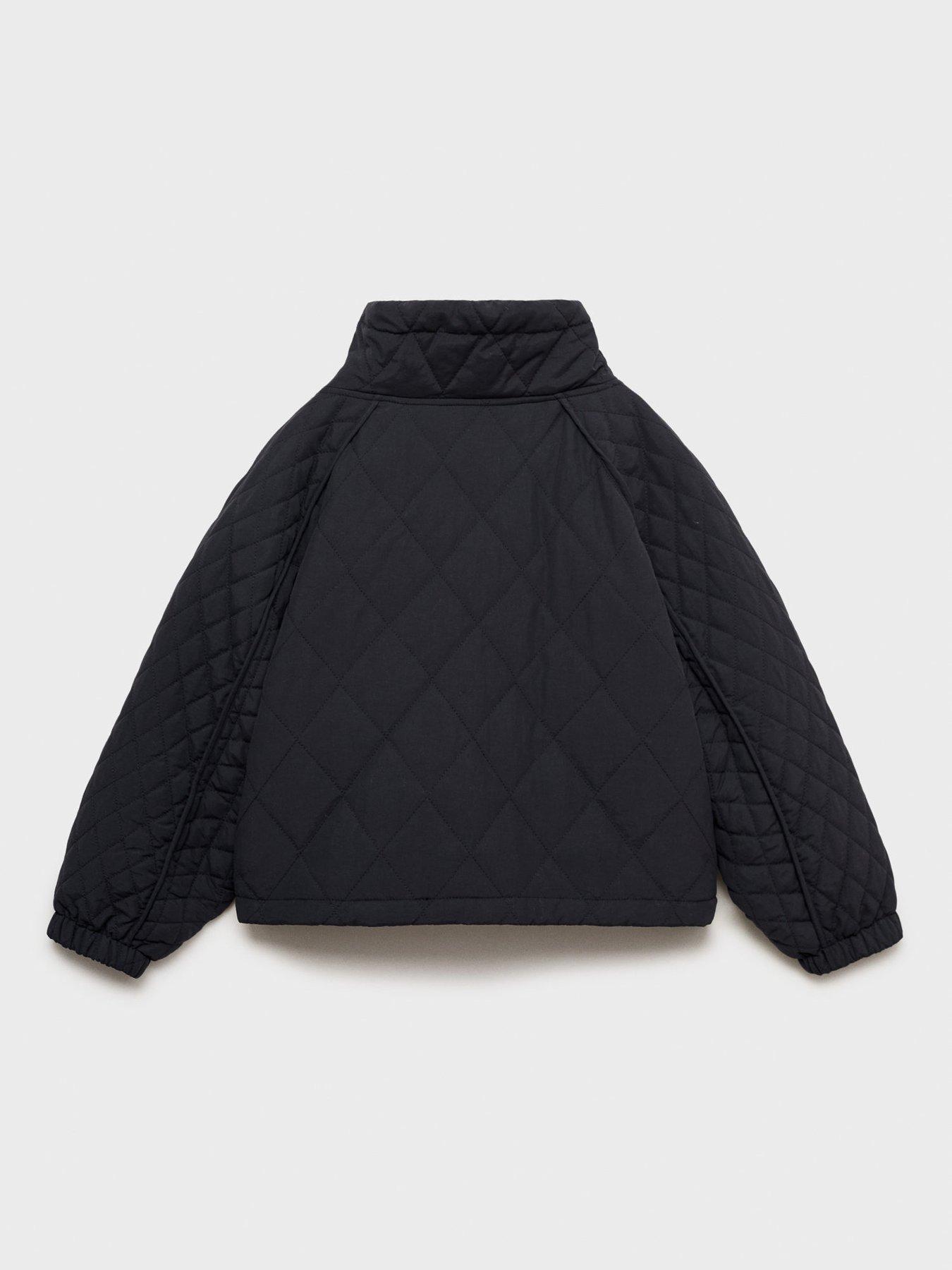 Image 2 of 5 of Mango Girls Oversized Jacket - Navy