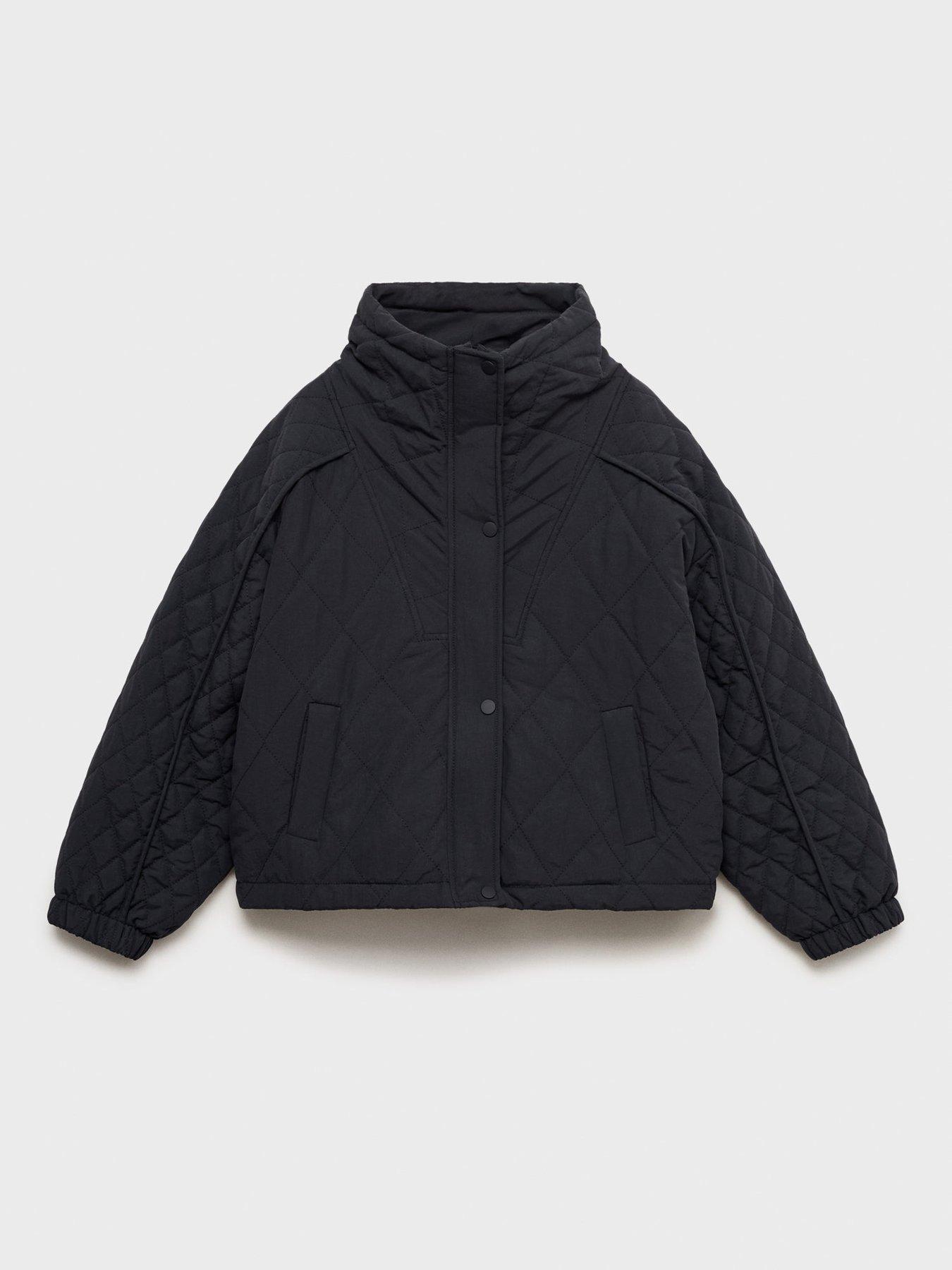 Image 3 of 5 of Mango Girls Oversized Jacket - Navy