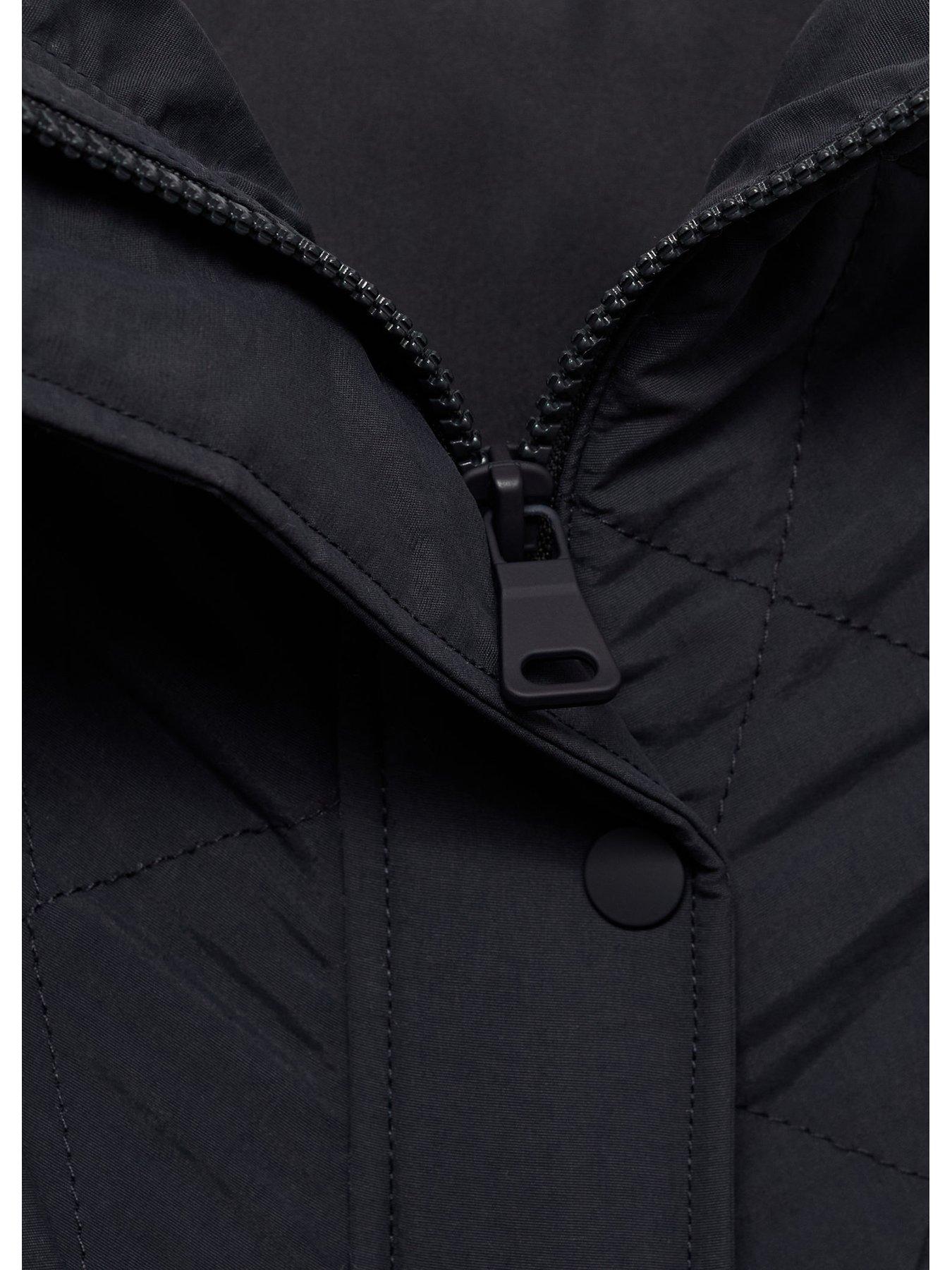 Image 4 of 5 of Mango Girls Oversized Jacket - Navy