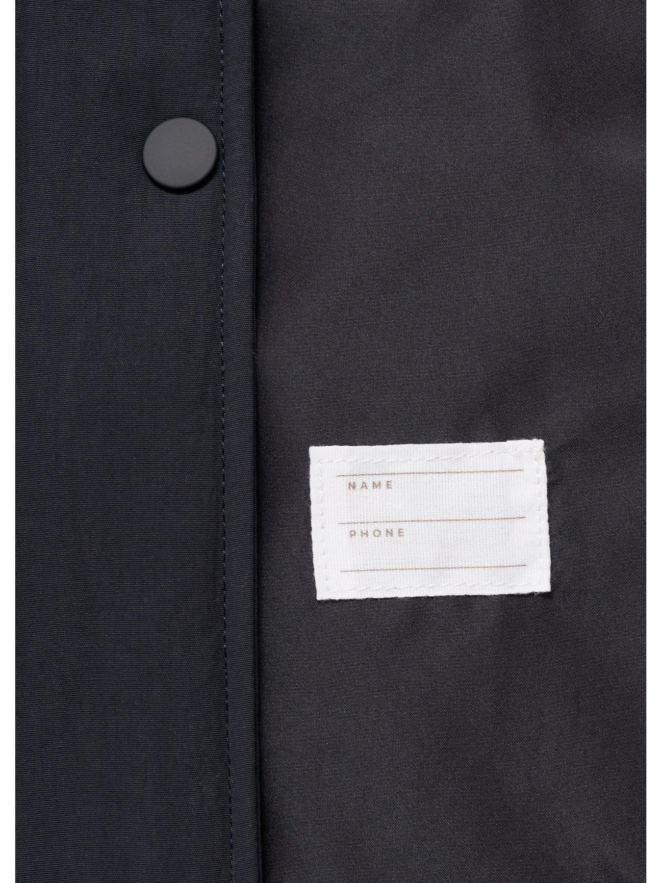 Image 5 of 5 of Mango Girls Oversized Jacket - Navy