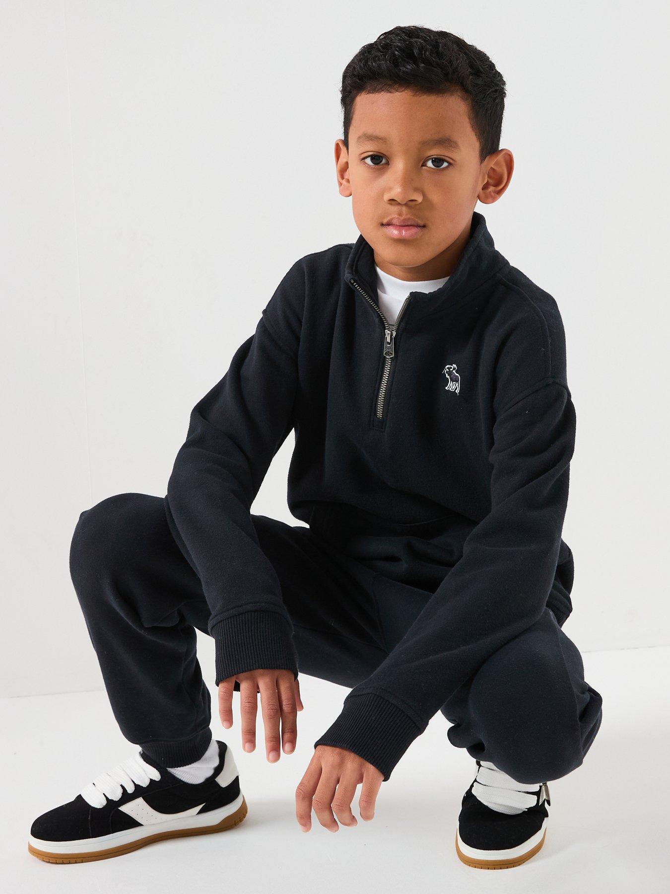 Il Gufo - Boys Black Cotton Polo Shirt