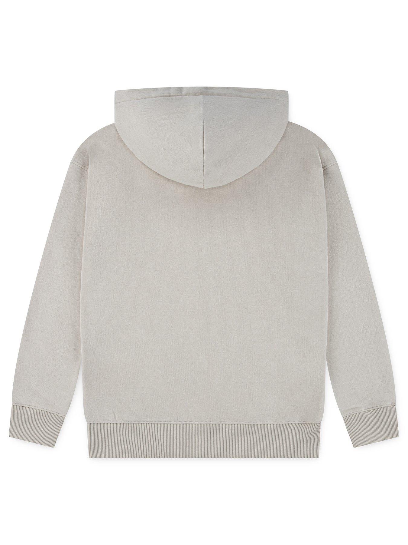 Image 2 of 4 of Abercrombie & Fitch Boys Essentials Fleece Hoodie - Beige