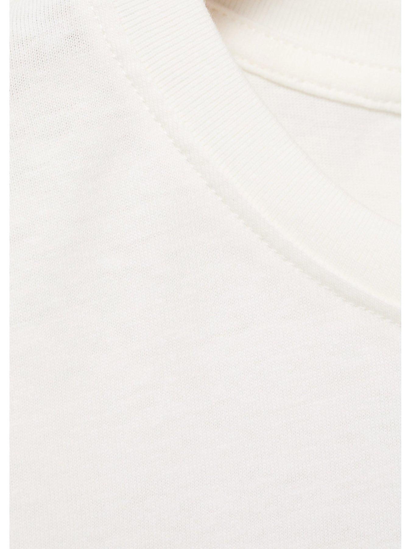 Image 3 of 4 of Mango Girls Inspire Short Sleeve T-Shirt - Light Cream