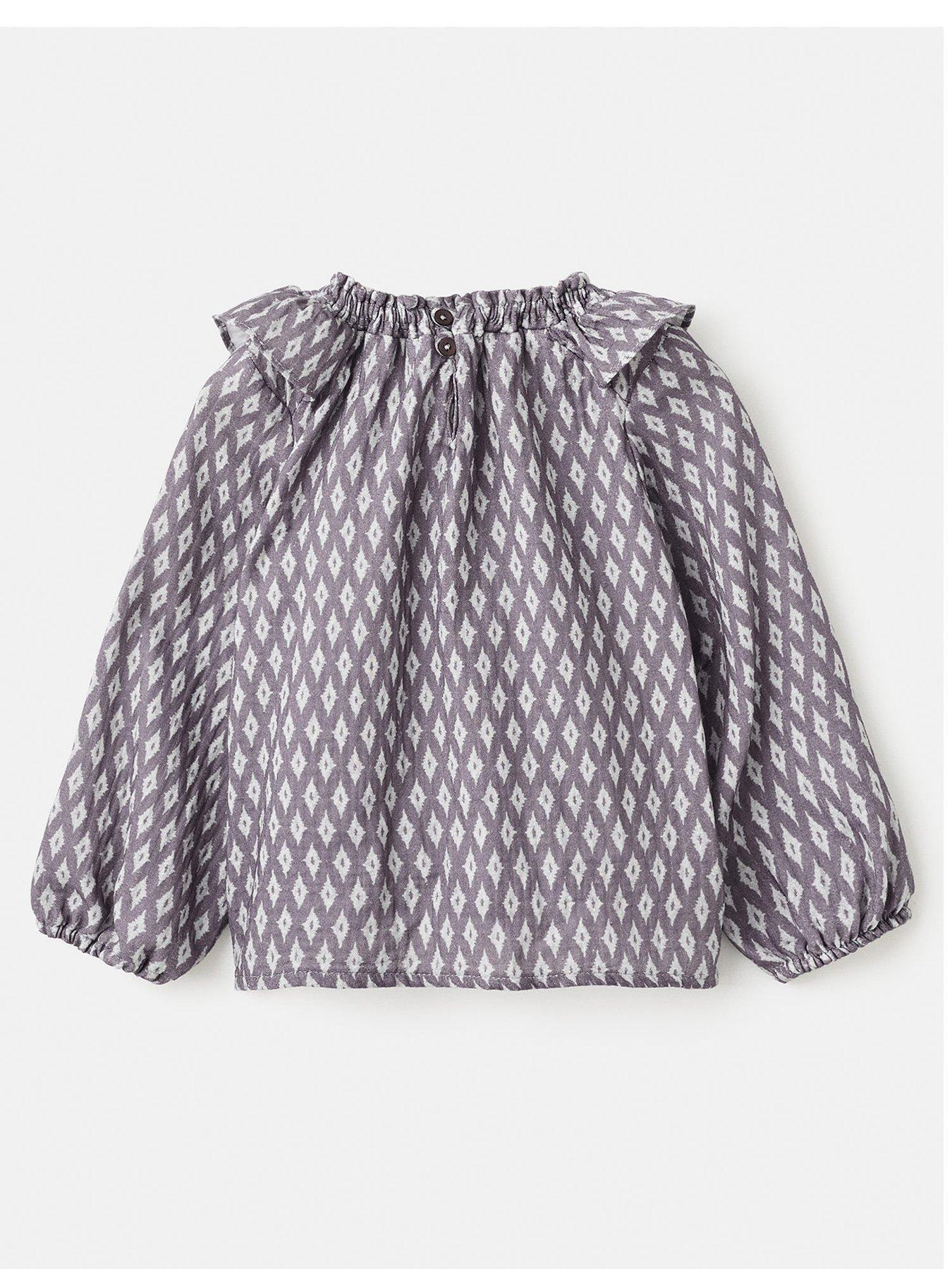 Image 2 of 5 of Mango Younger Girls Long Sleeve Blouse - Light Purple