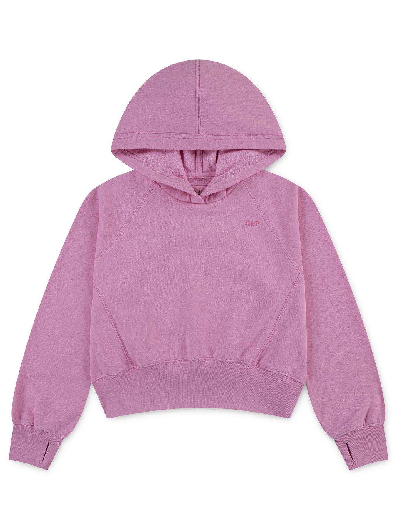 undefined Girls Essential Pullover Hoodie - Pink